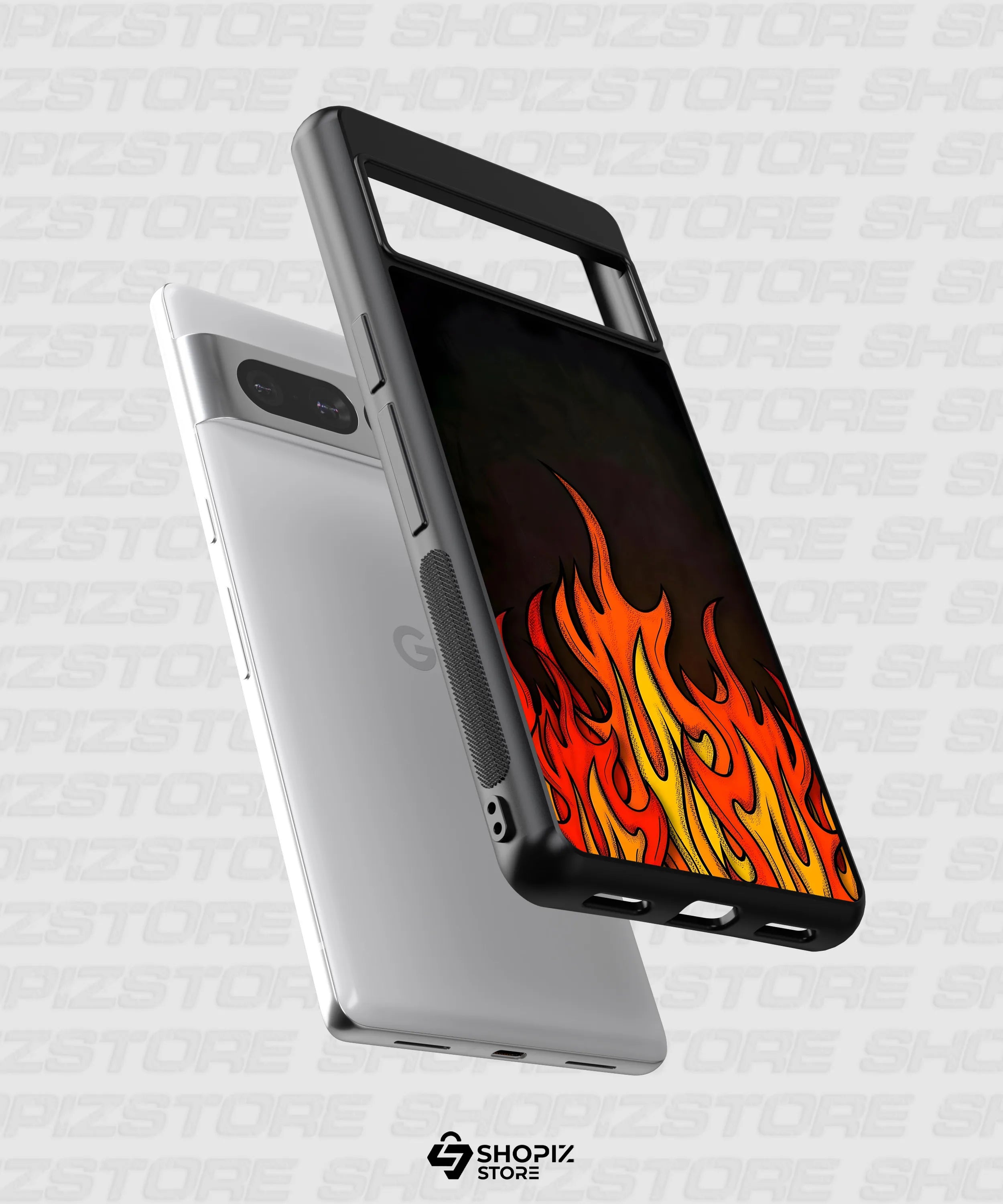 Aesthetic Flame Metal Case