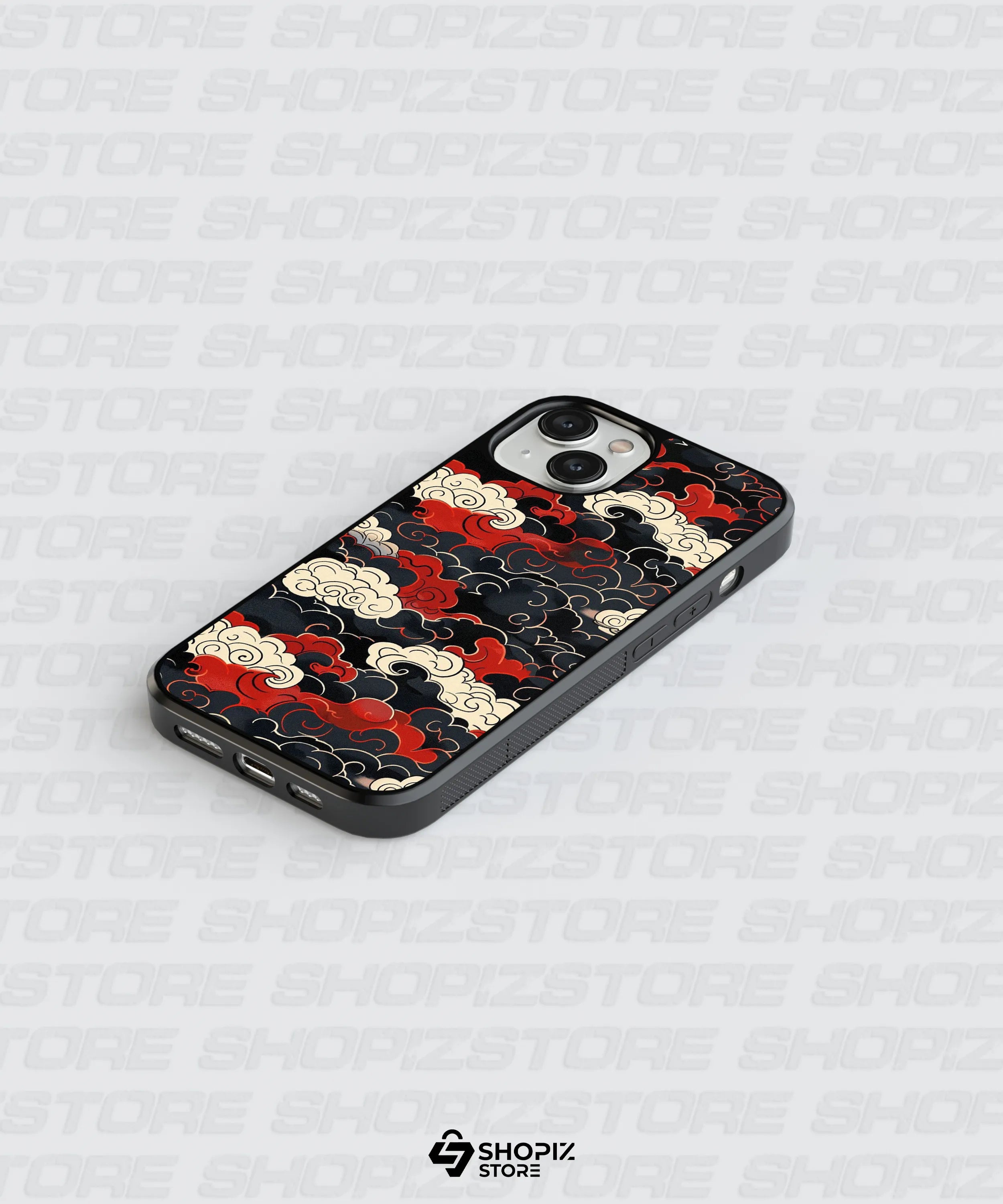 Anime clouds Glass Case