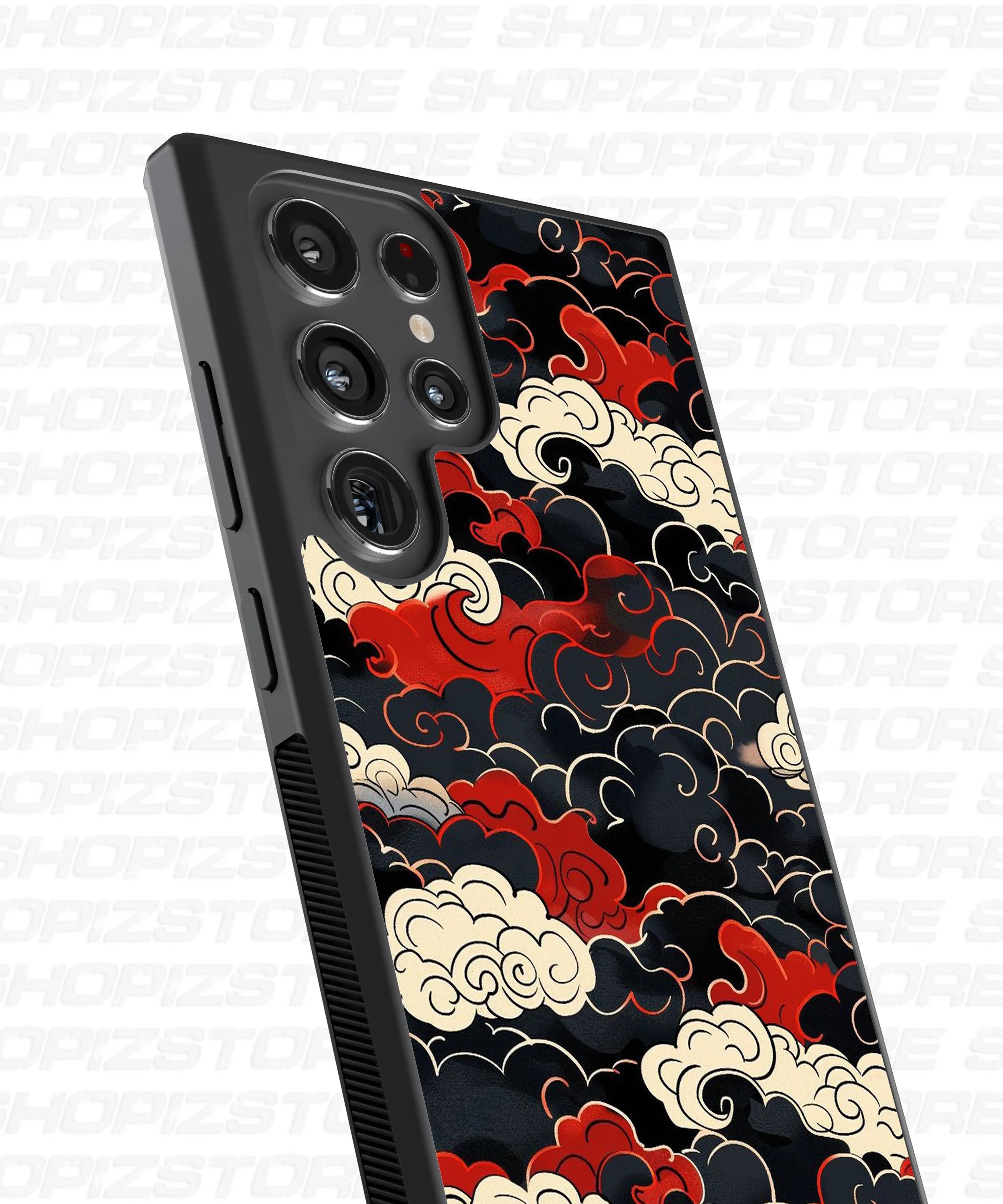 Anime clouds Metal Case