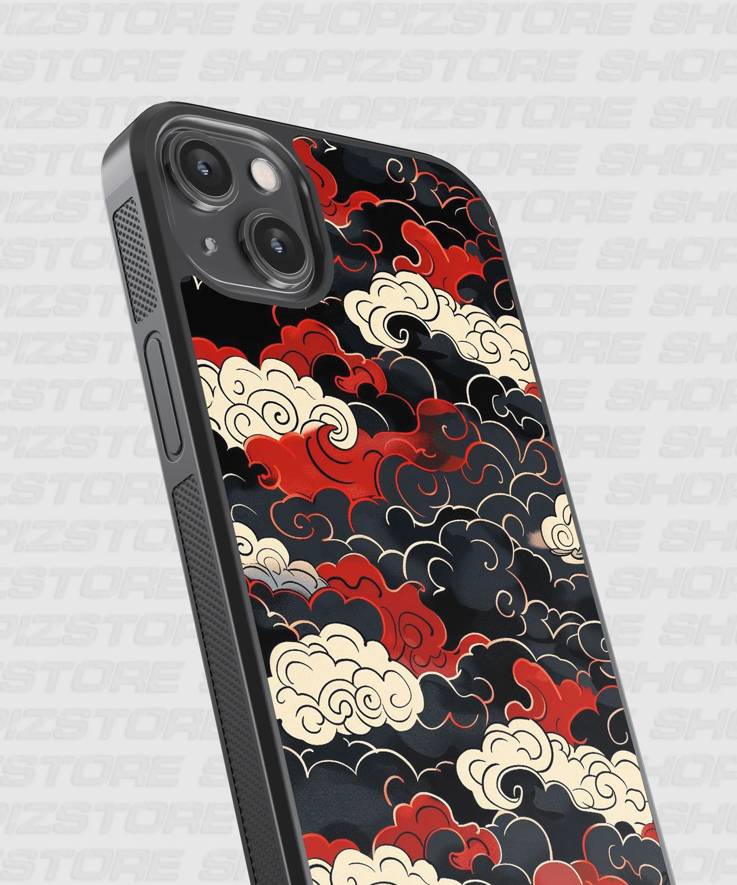 Anime clouds Metal Case