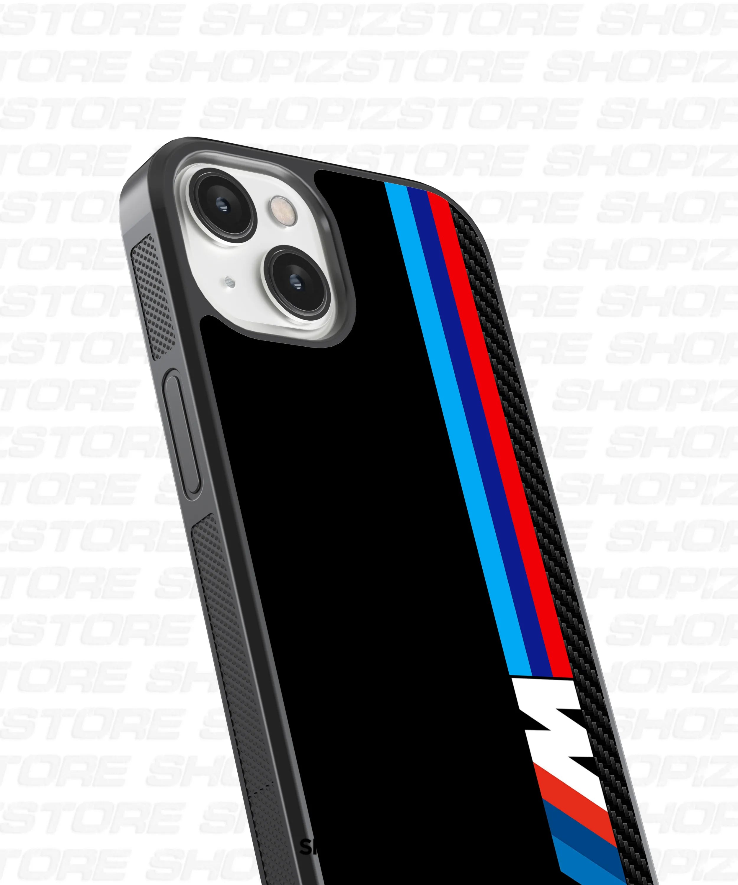 Automotive Carbon Fibre Design Glass Case