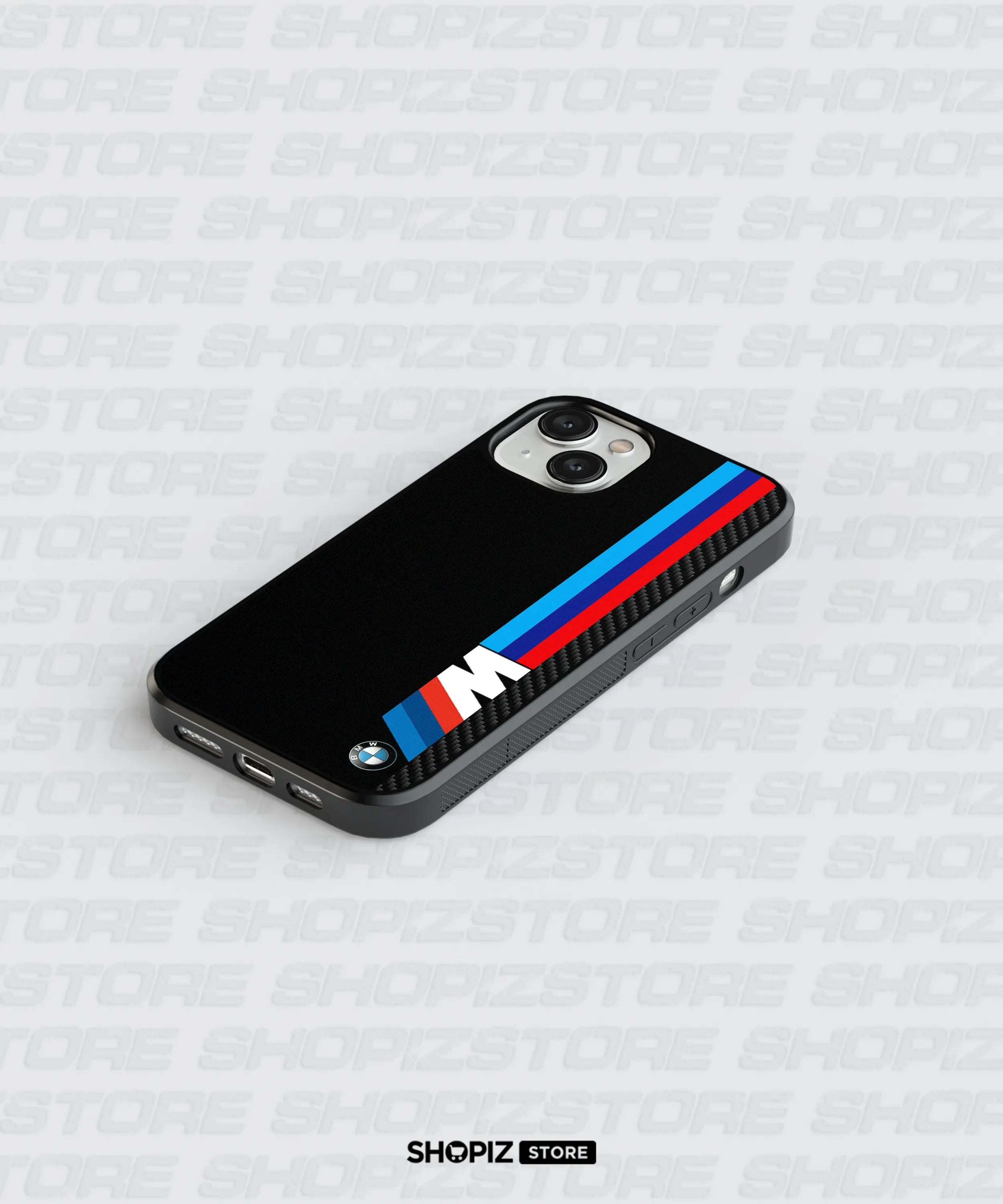 Automotive Carbon Fibre Design Glass Case