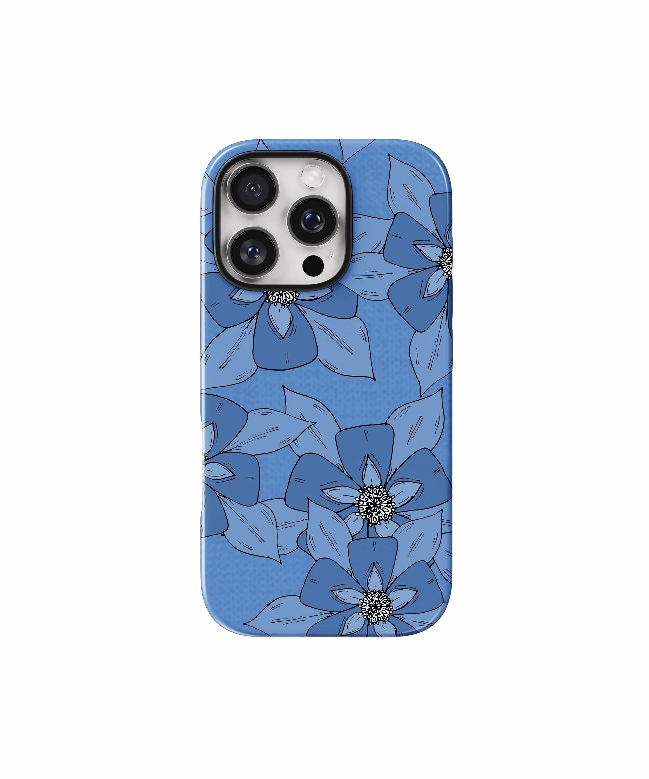 Bluebell Blooms Glossy Armed Hard Case