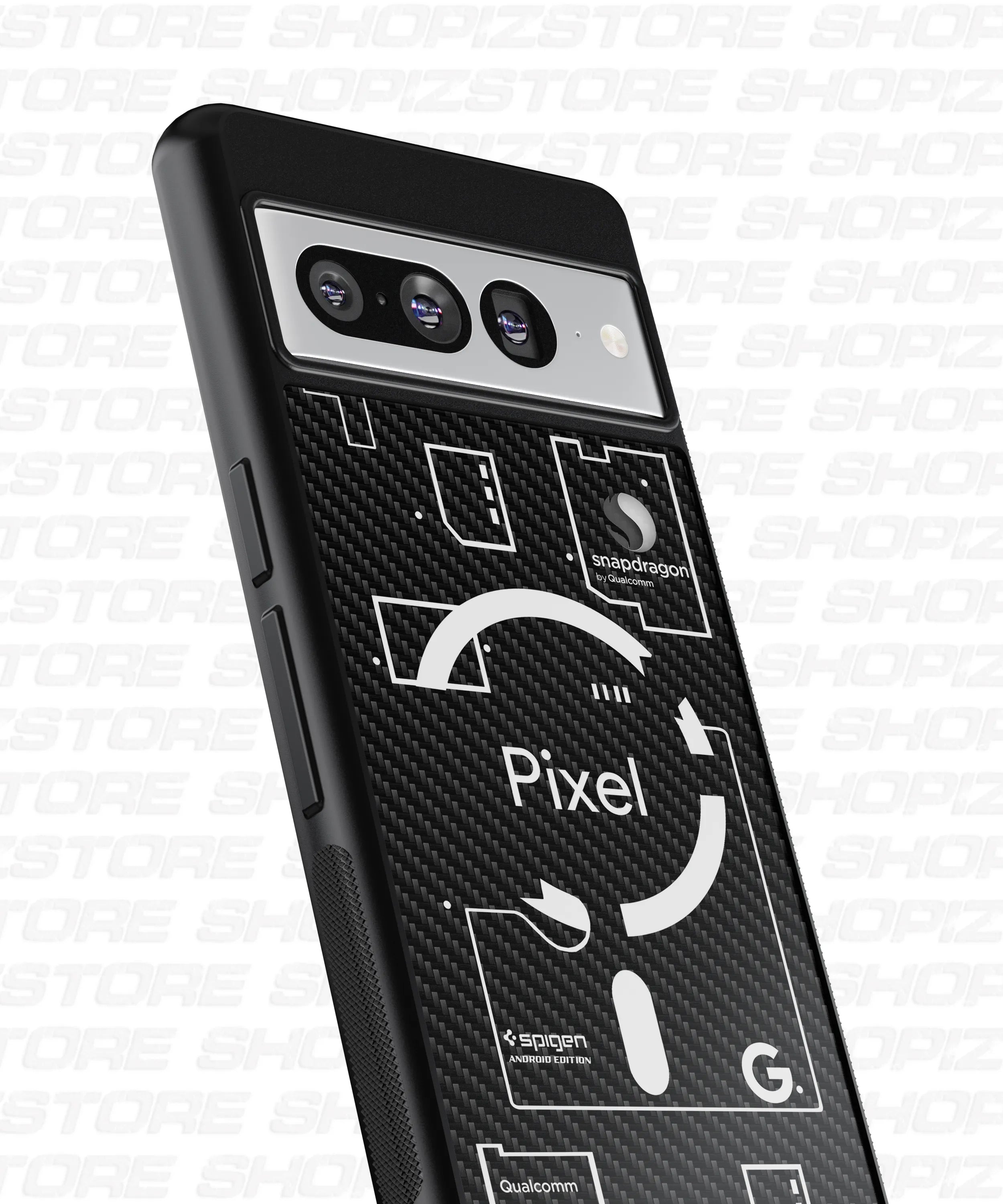 Circuit Carbon Board 3.0 Pixel Glass Case