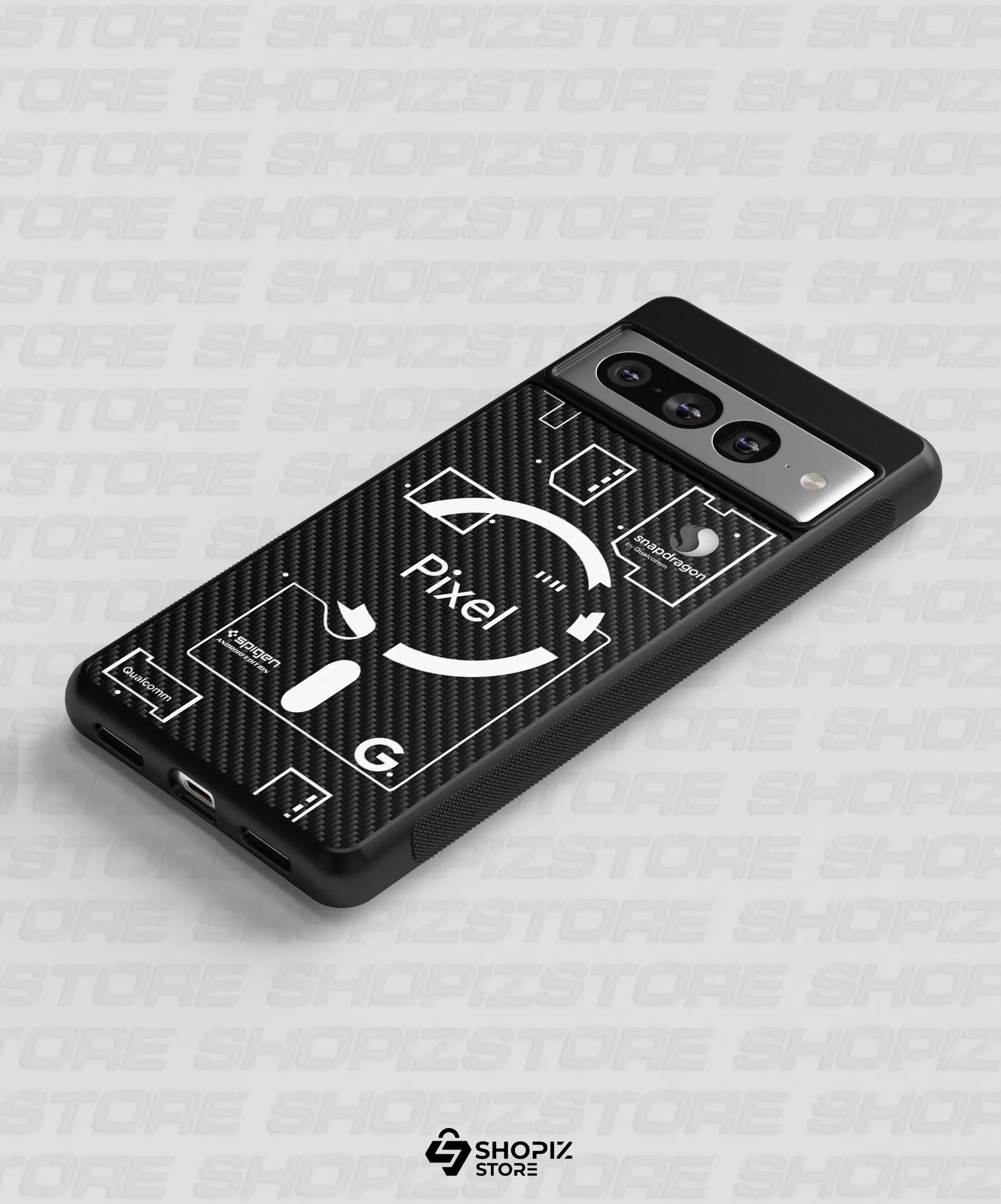 Circuit Carbon Board 3.0 Pixel Glass Case