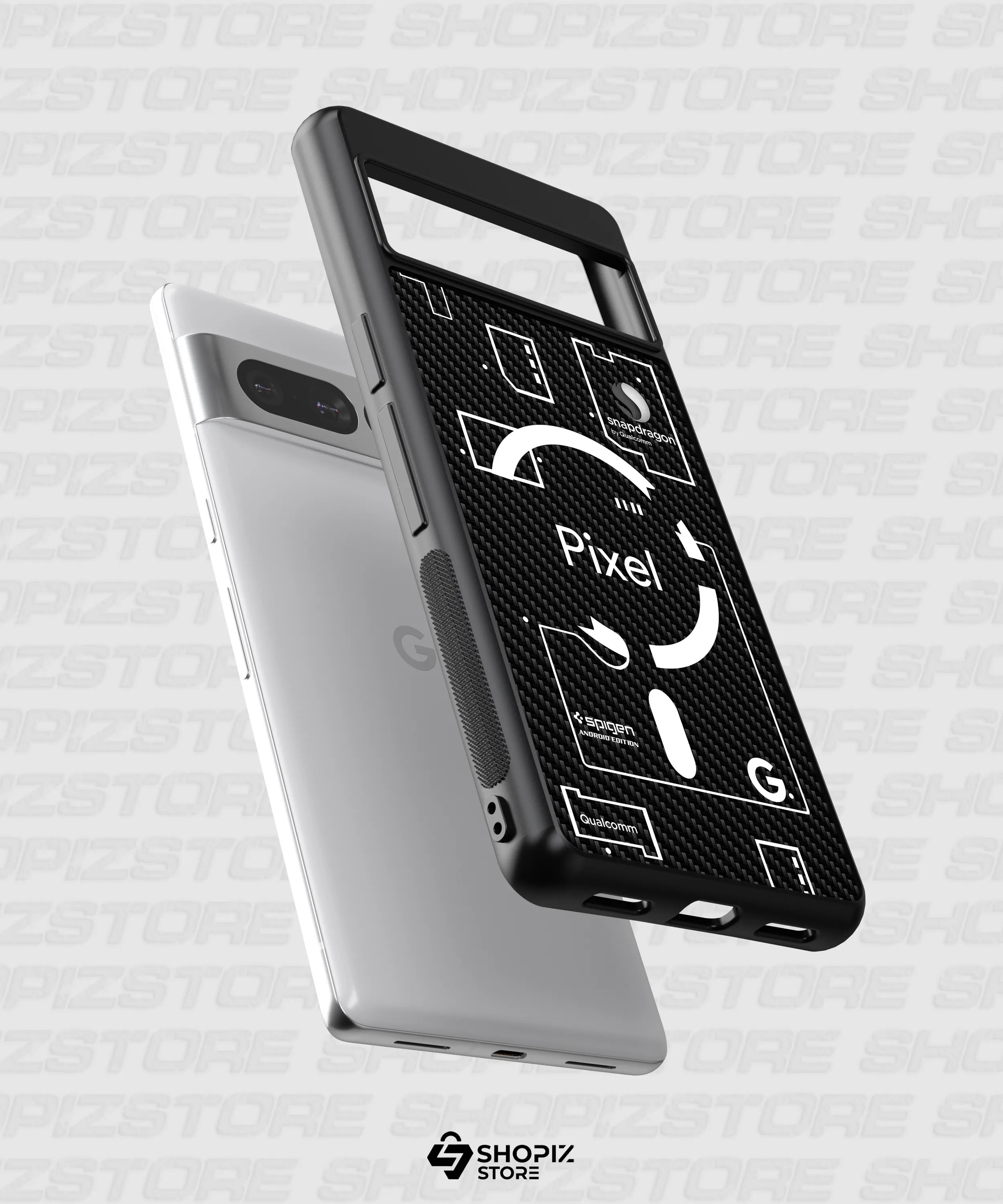 Circuit Carbon Board 3.0 Pixel Glass Case