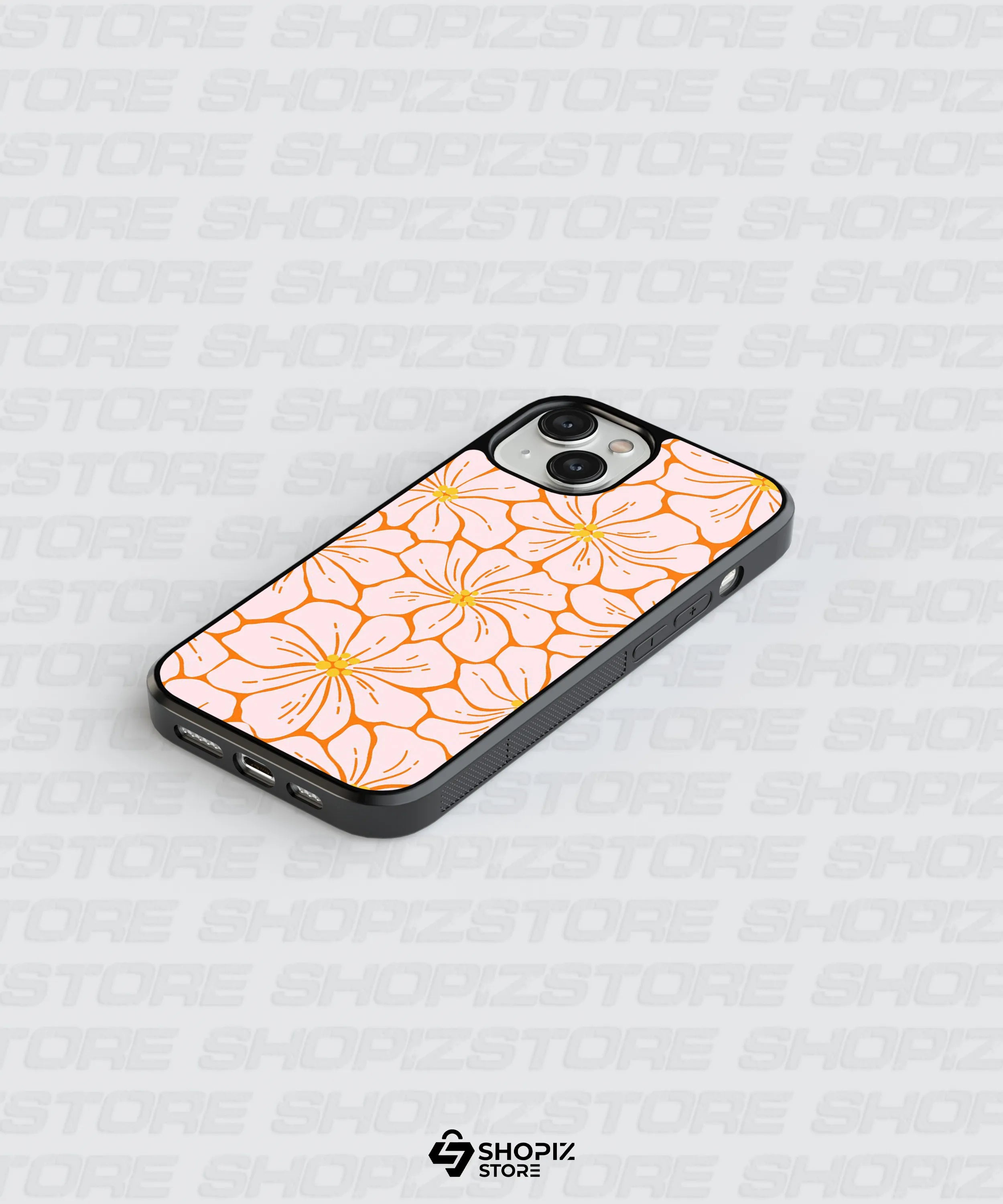 Citrus Symphony Florall Glass Case