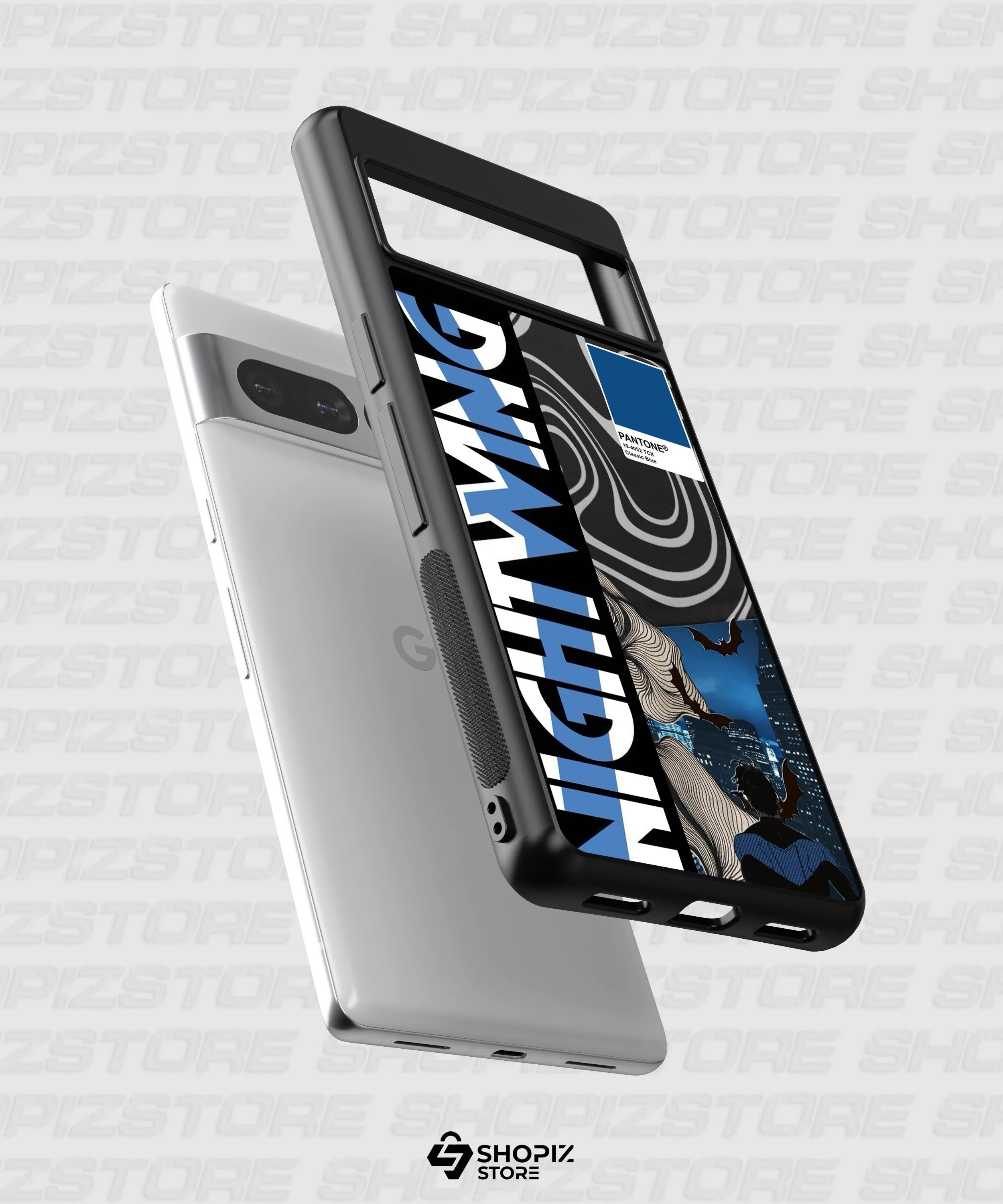 Classic Blue City Vibes Metal Case