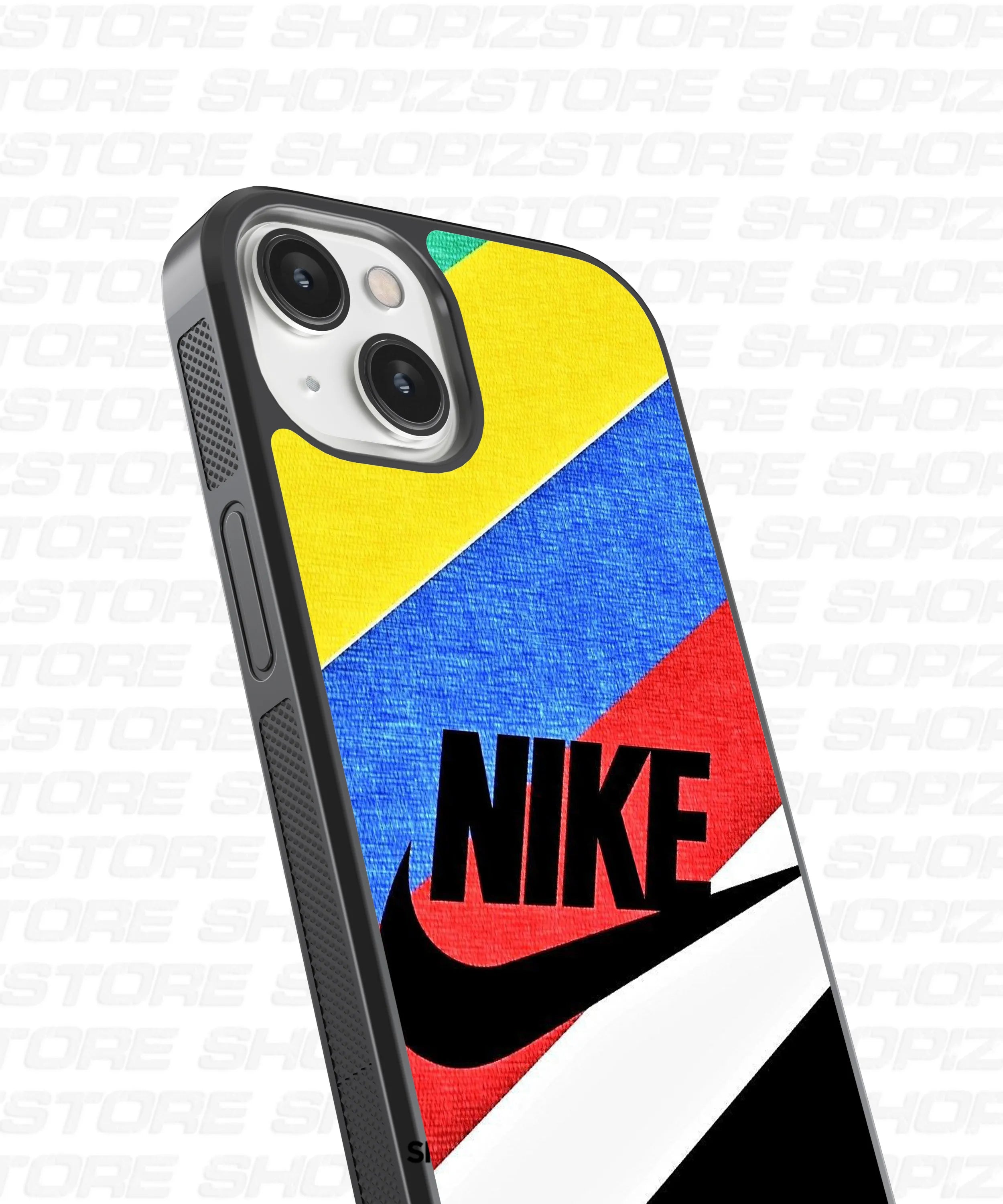 Color Stripes Swoosh Glass Case