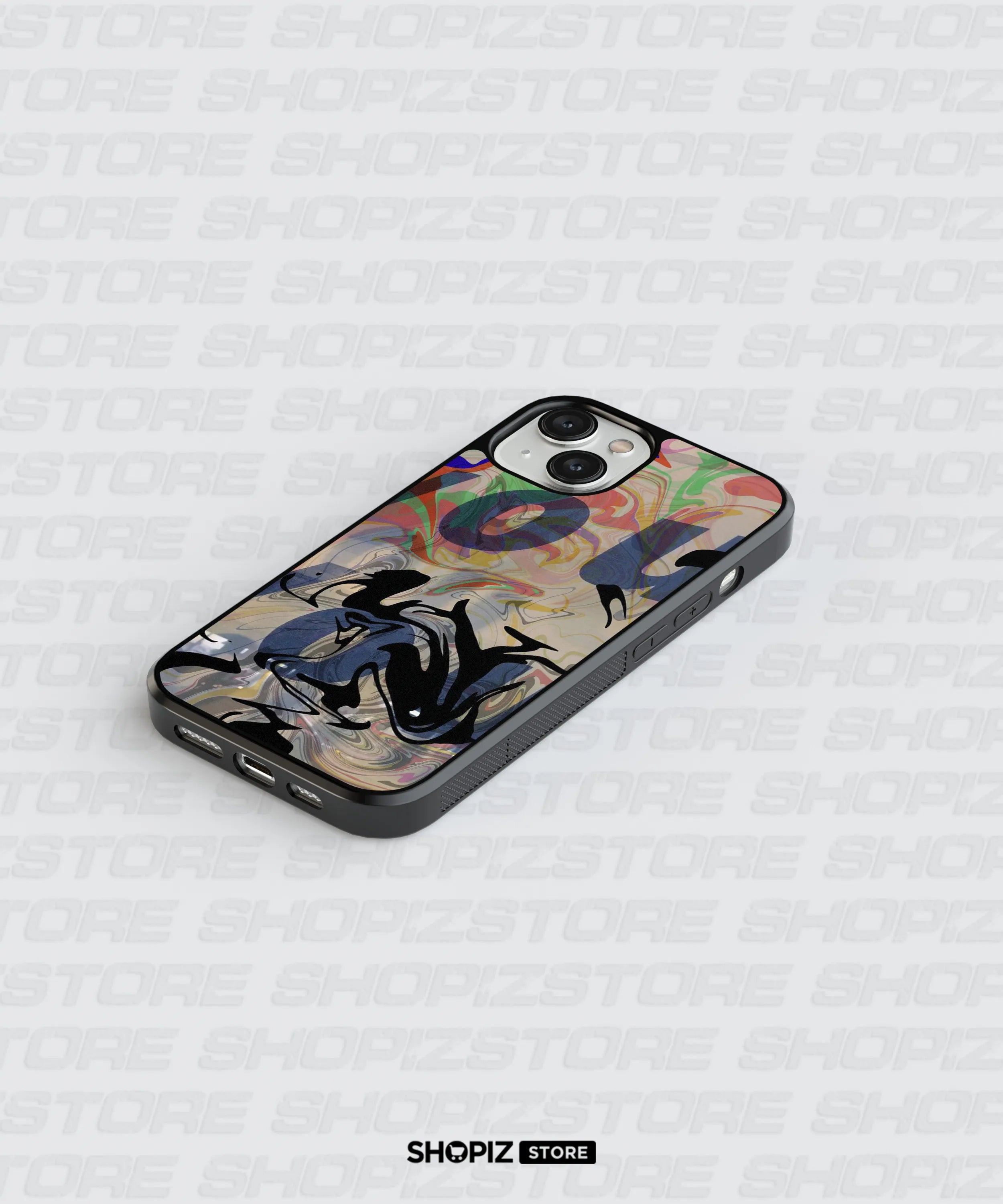 Color Vortex Glass Case