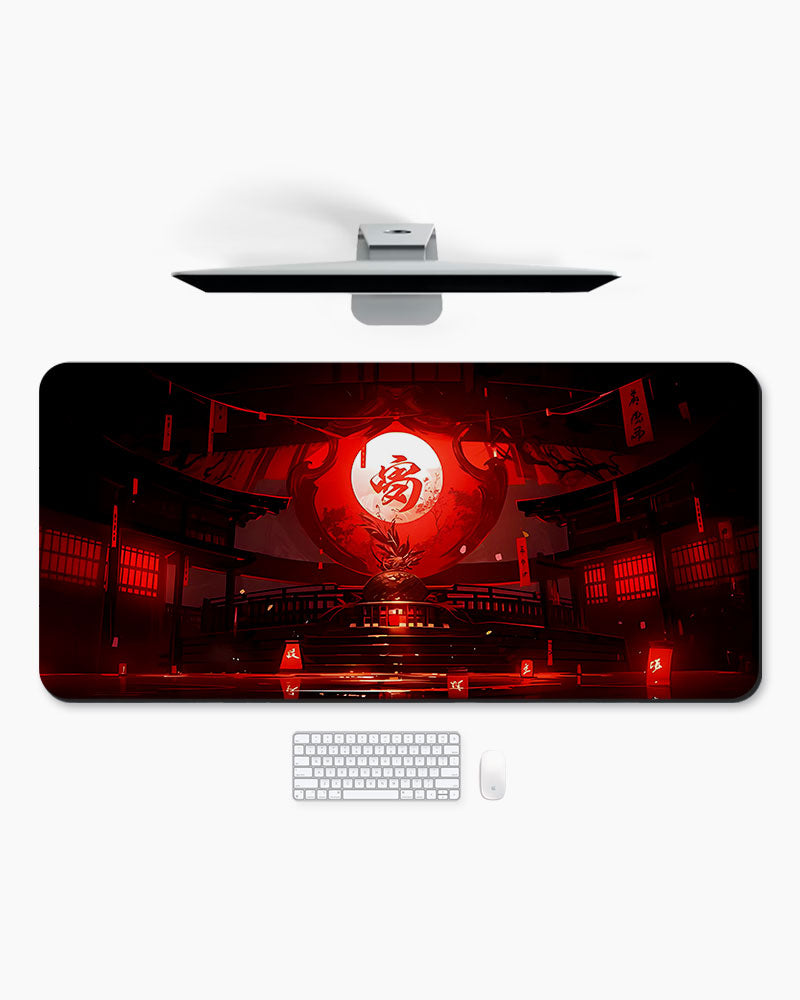 Crimson Chamber Desk Mat