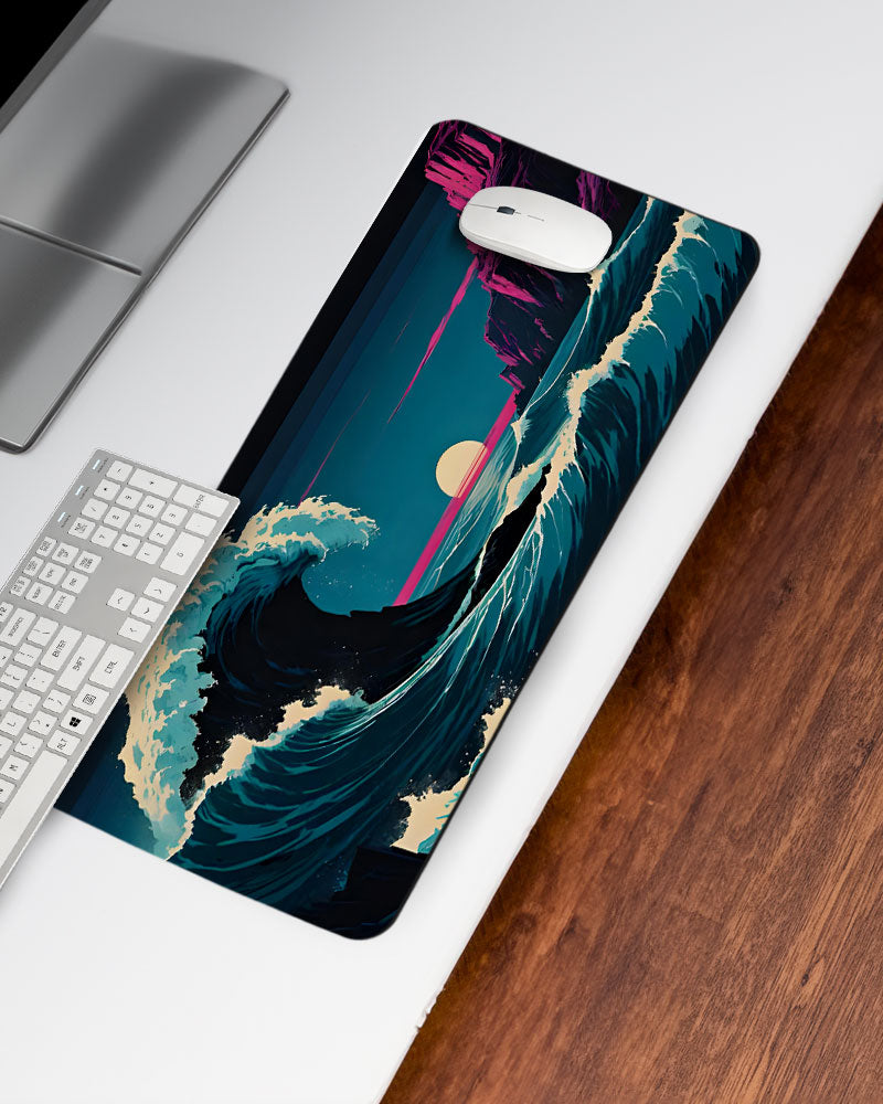 Wave Escape Desk Mat