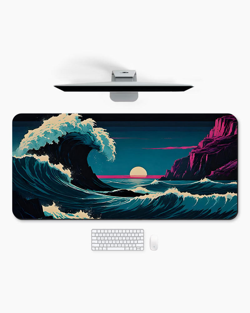 Wave Escape Desk Mat