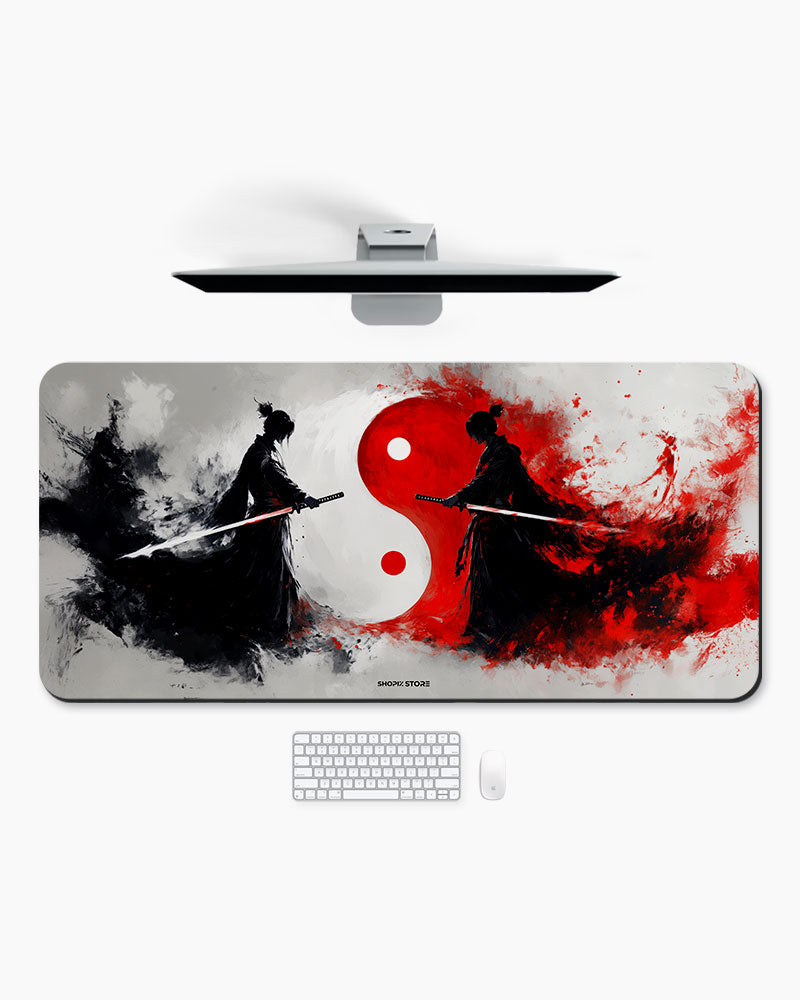 Yin Flame Flow Desk Mat