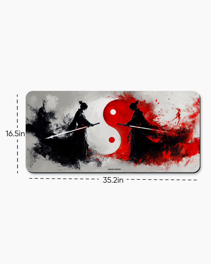 Yin Flame Flow Desk Mat