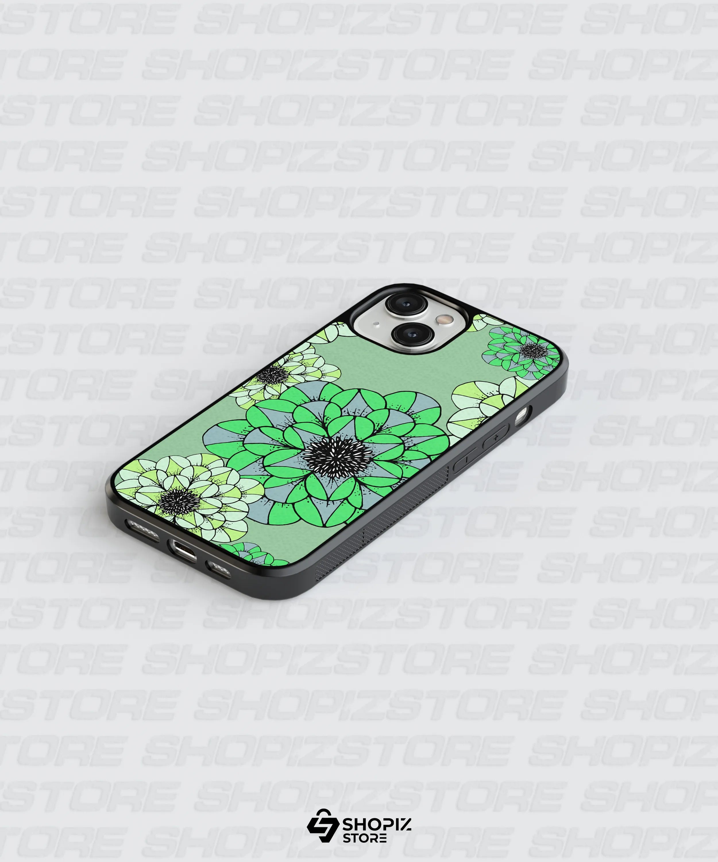 Emerald Garden Glass Case