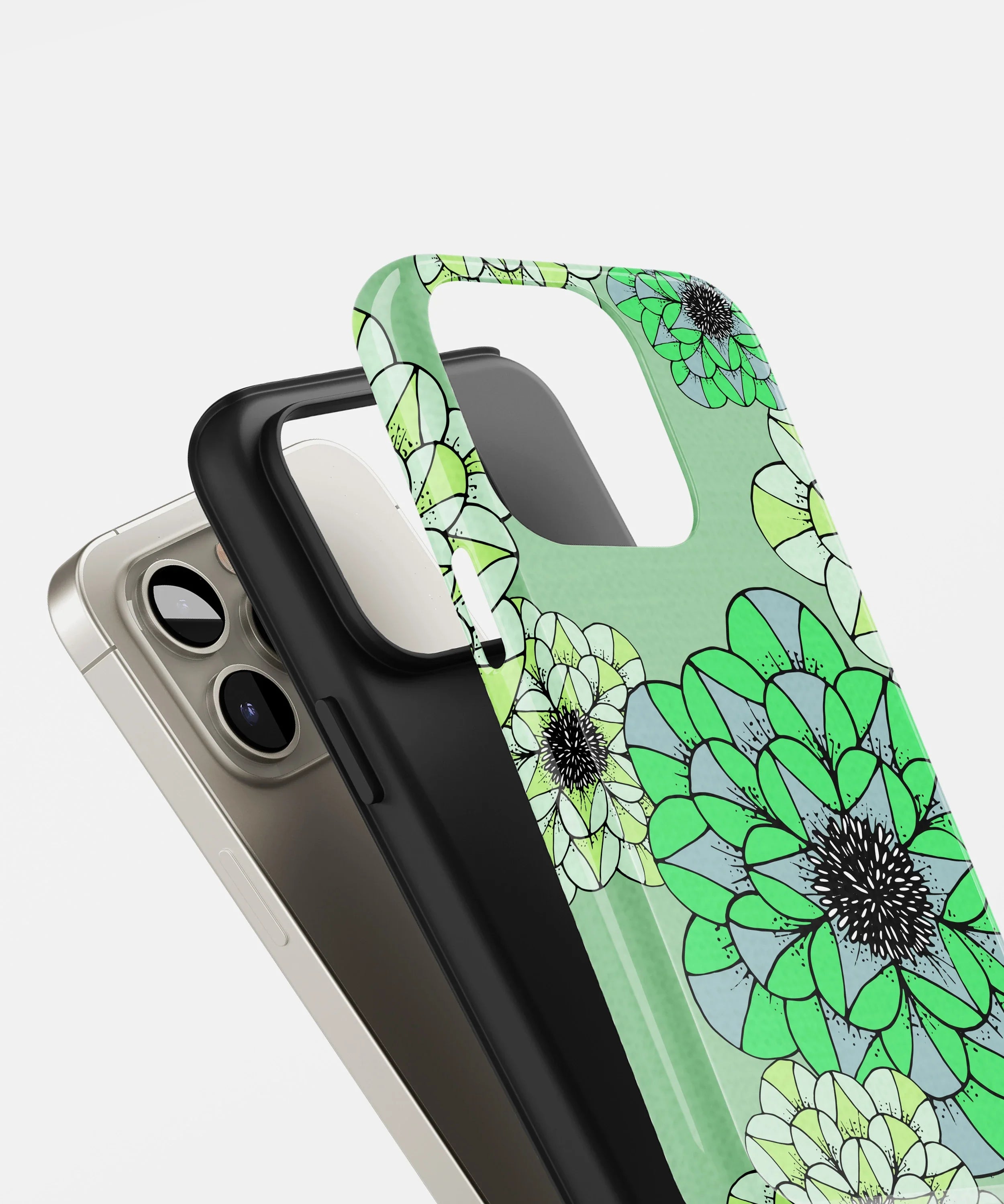 Emerald Garden Glossy Armed Hard Case