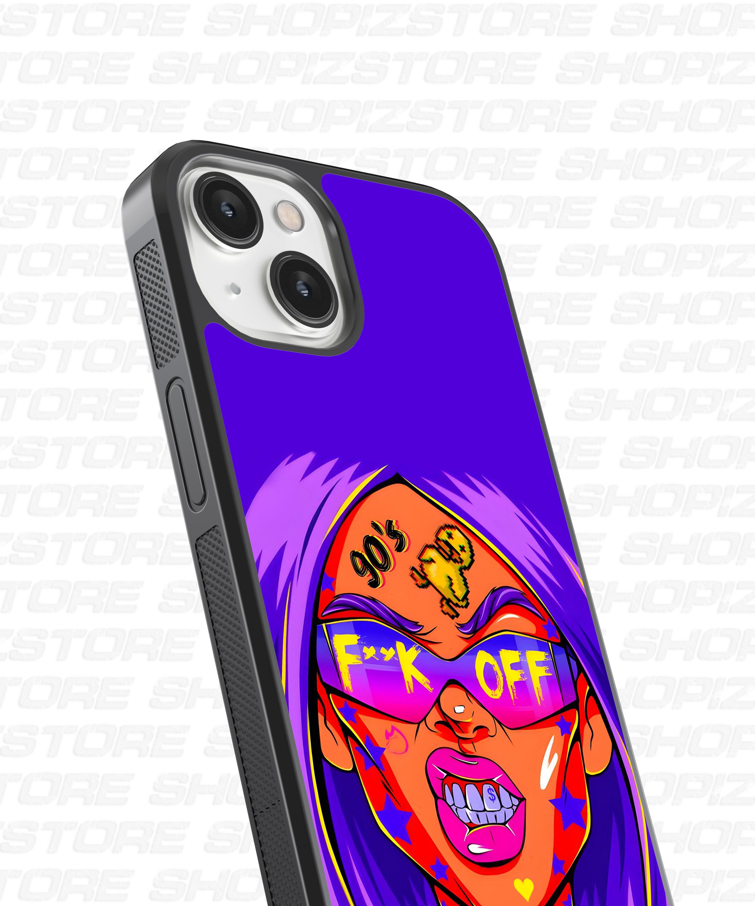 Funky 90's Glass Case