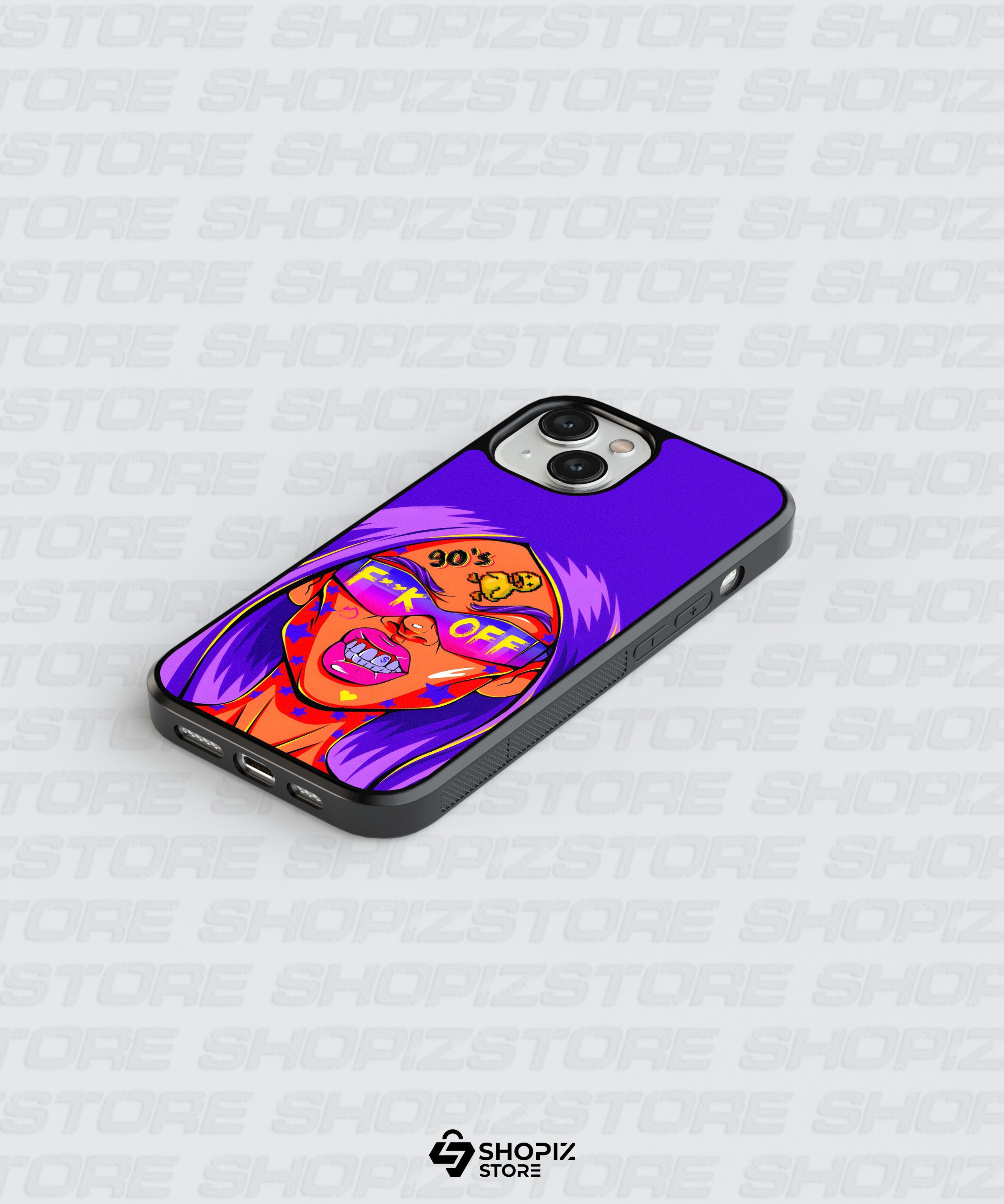 Funky 90's Glass Case