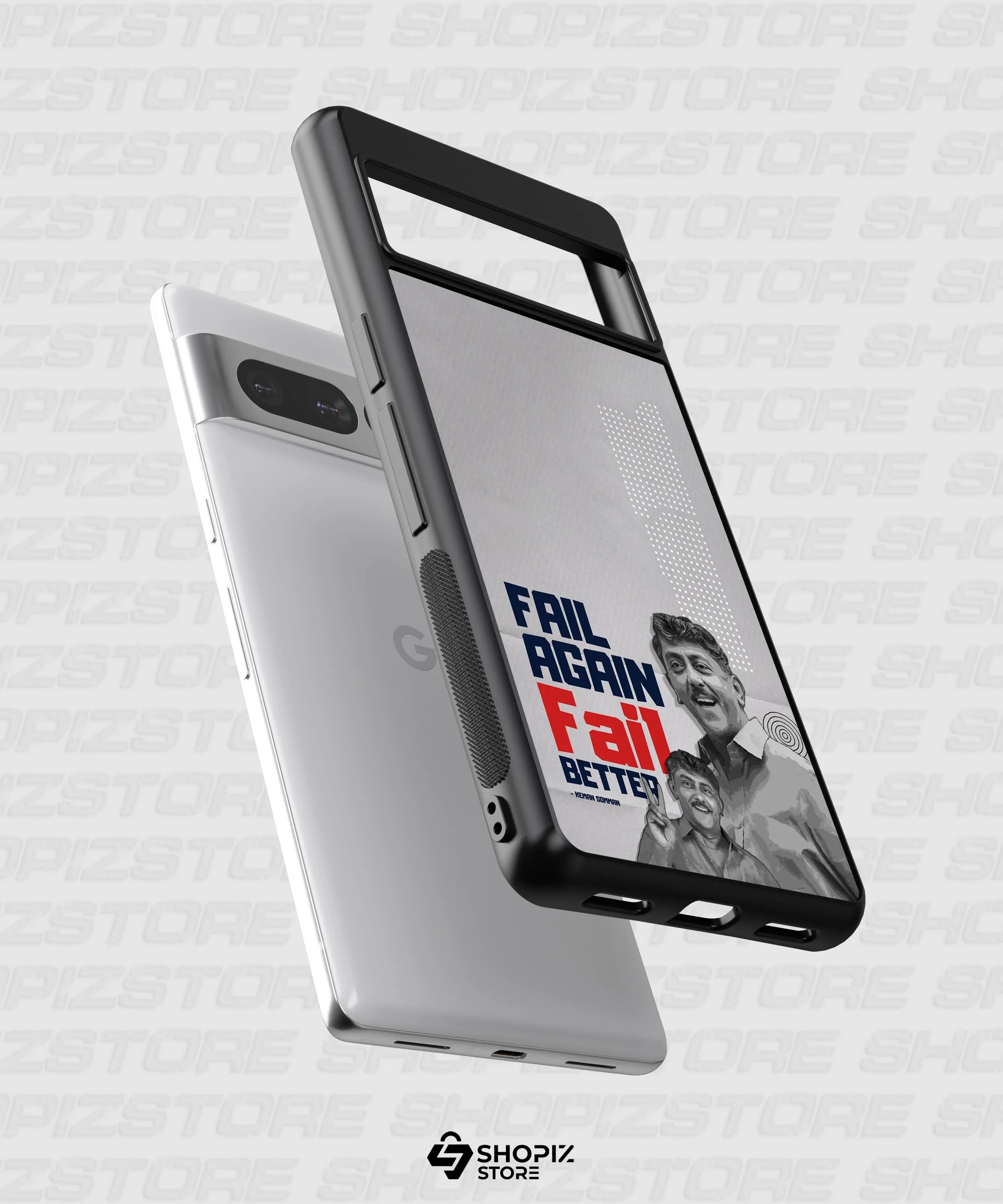 Fail Again Fail Better Metal Case