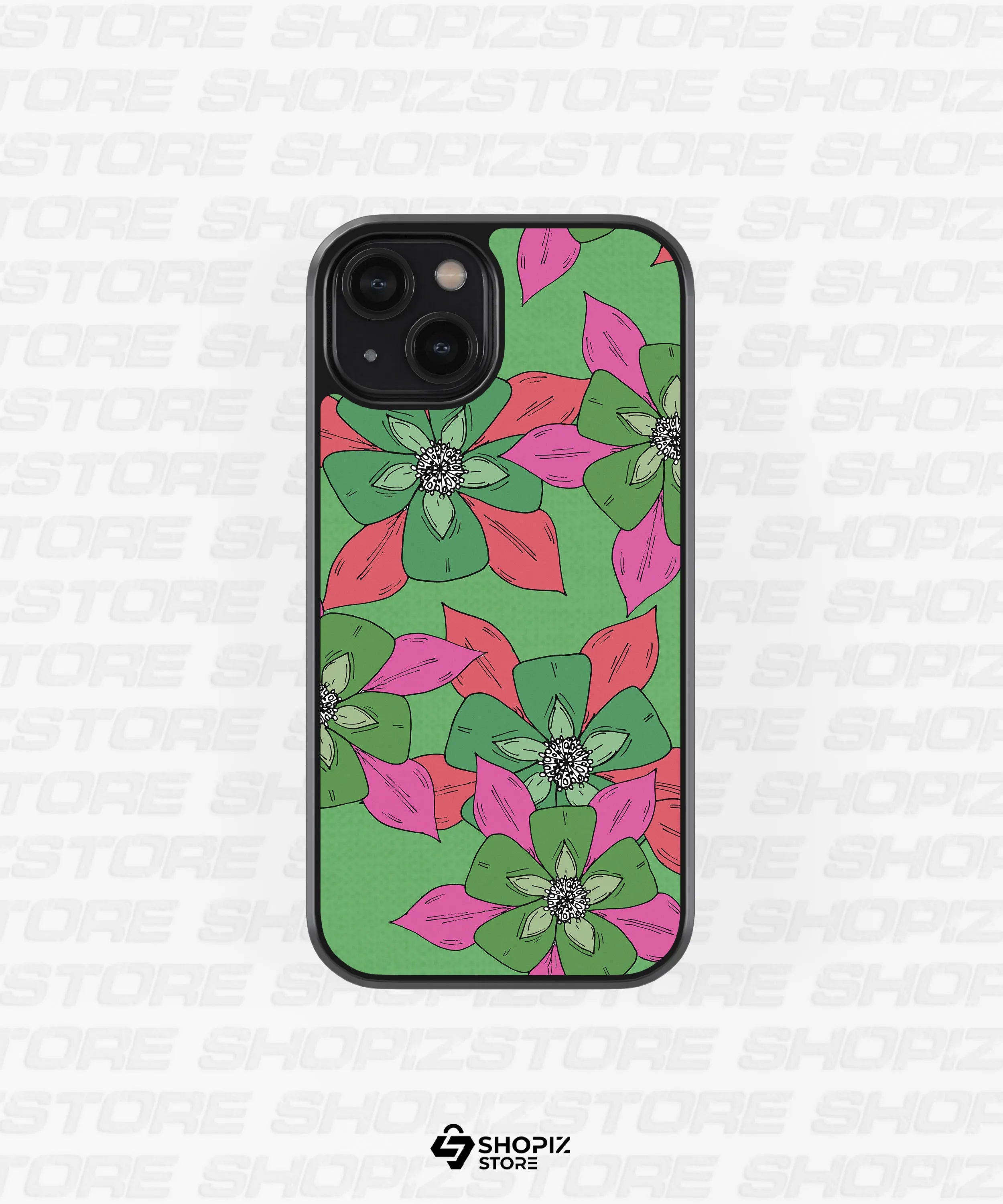 Floral Fiesta Glass Case