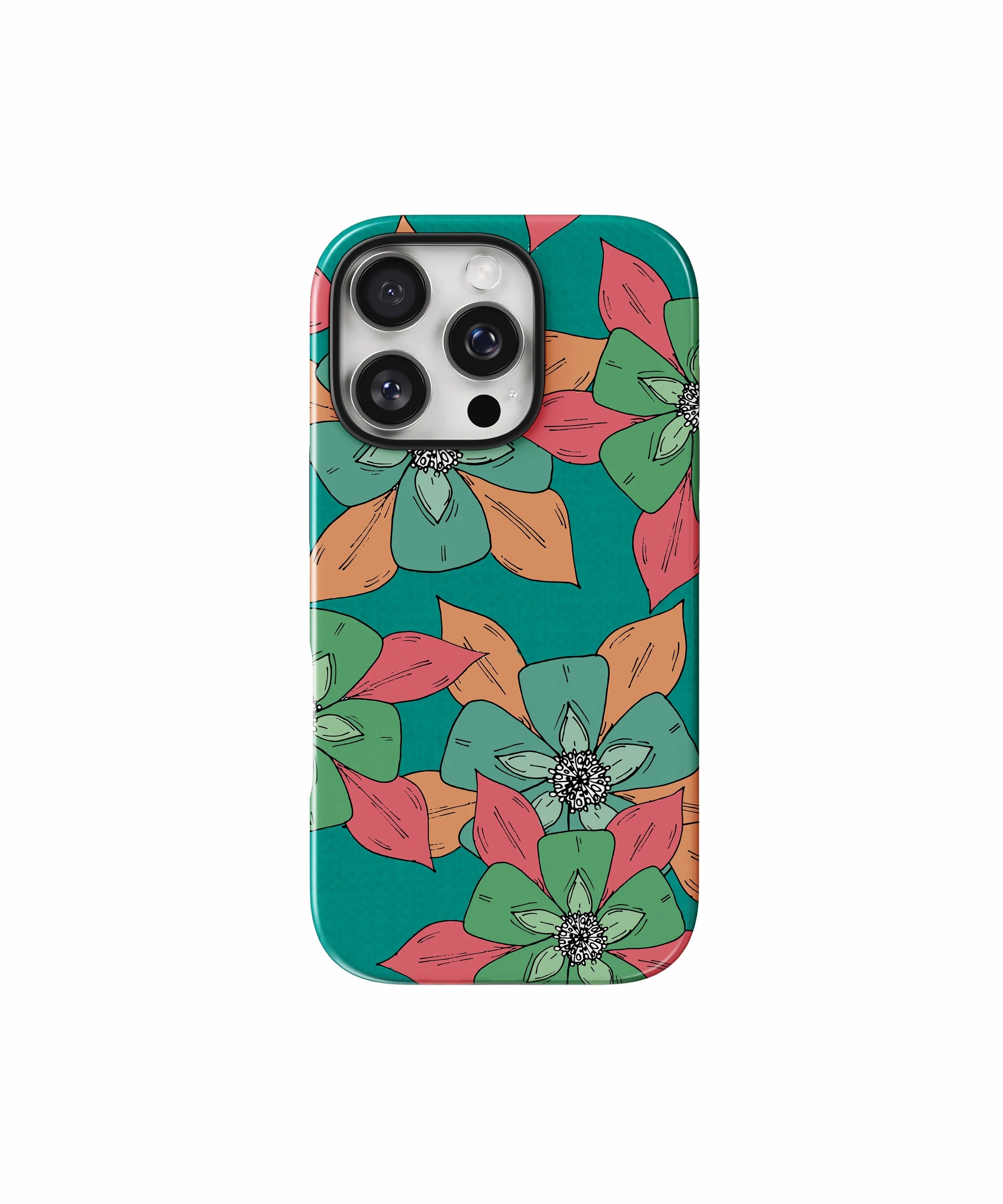 Floral Serenada Glossy Armed Hard Case