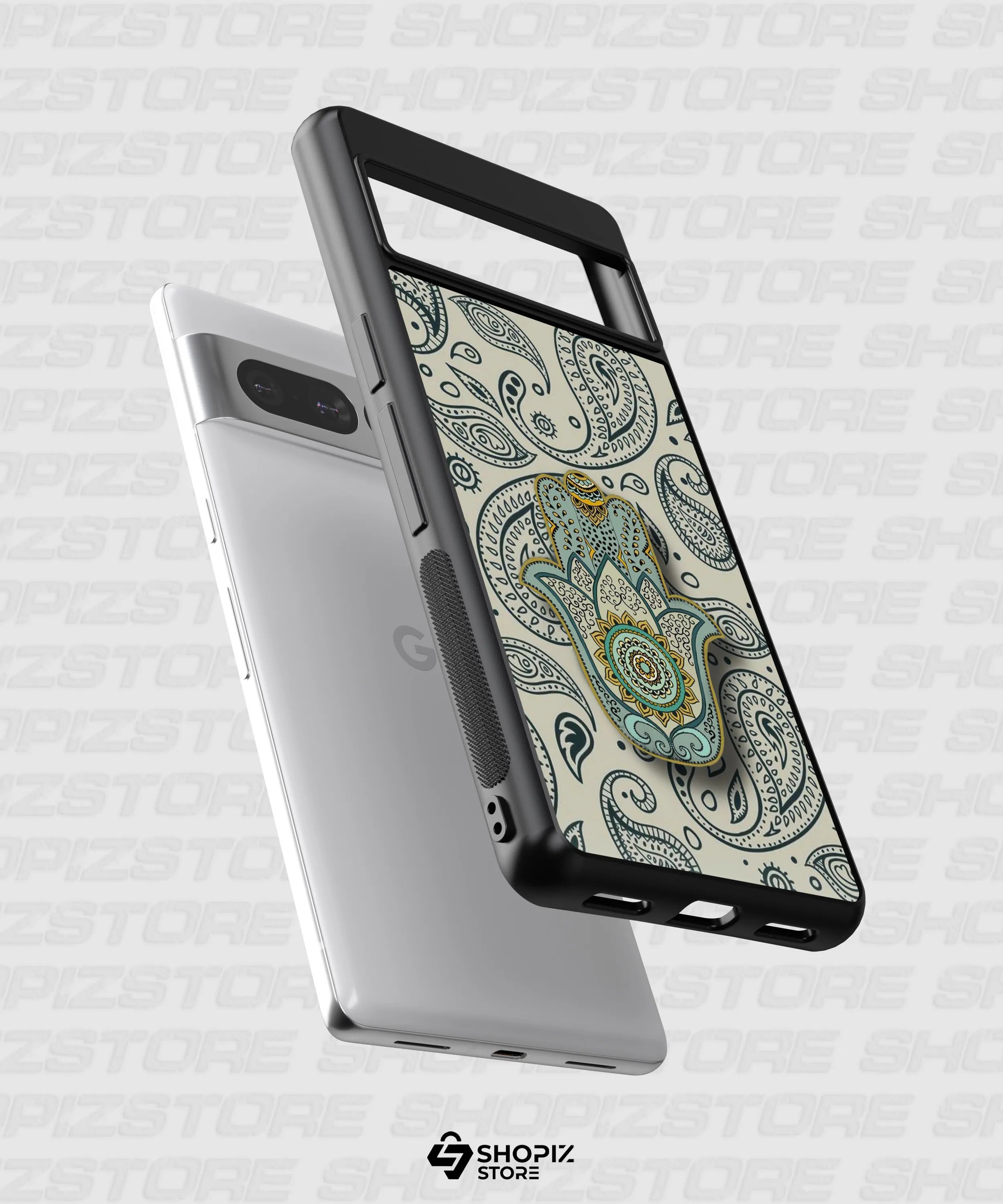 Hamsa Mandala Metal Case