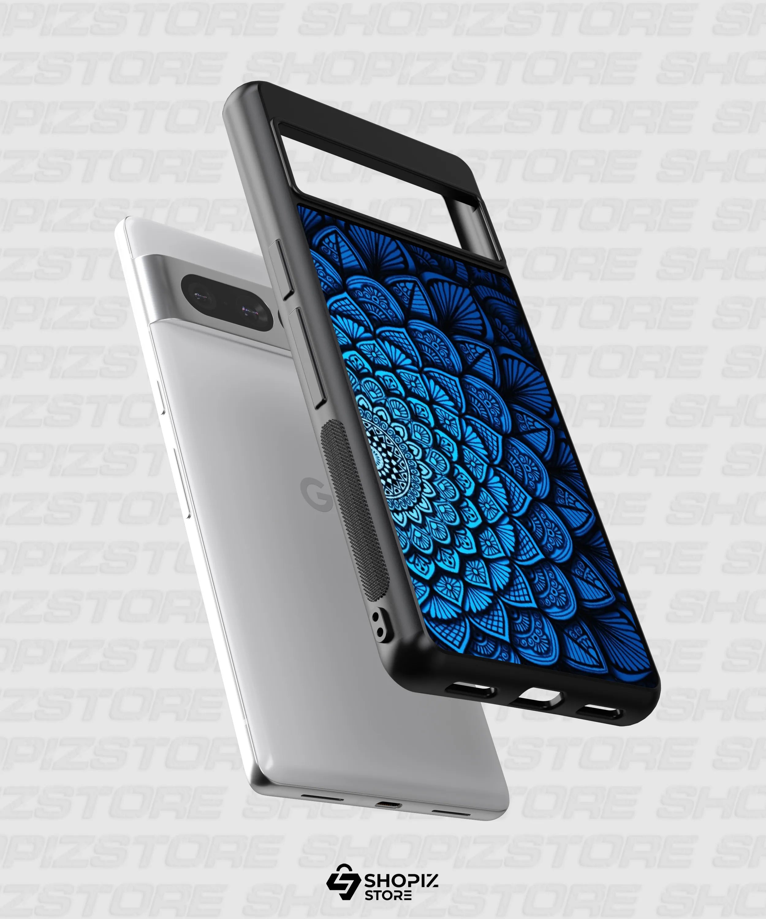 Modern Merch Mandala Metal Case