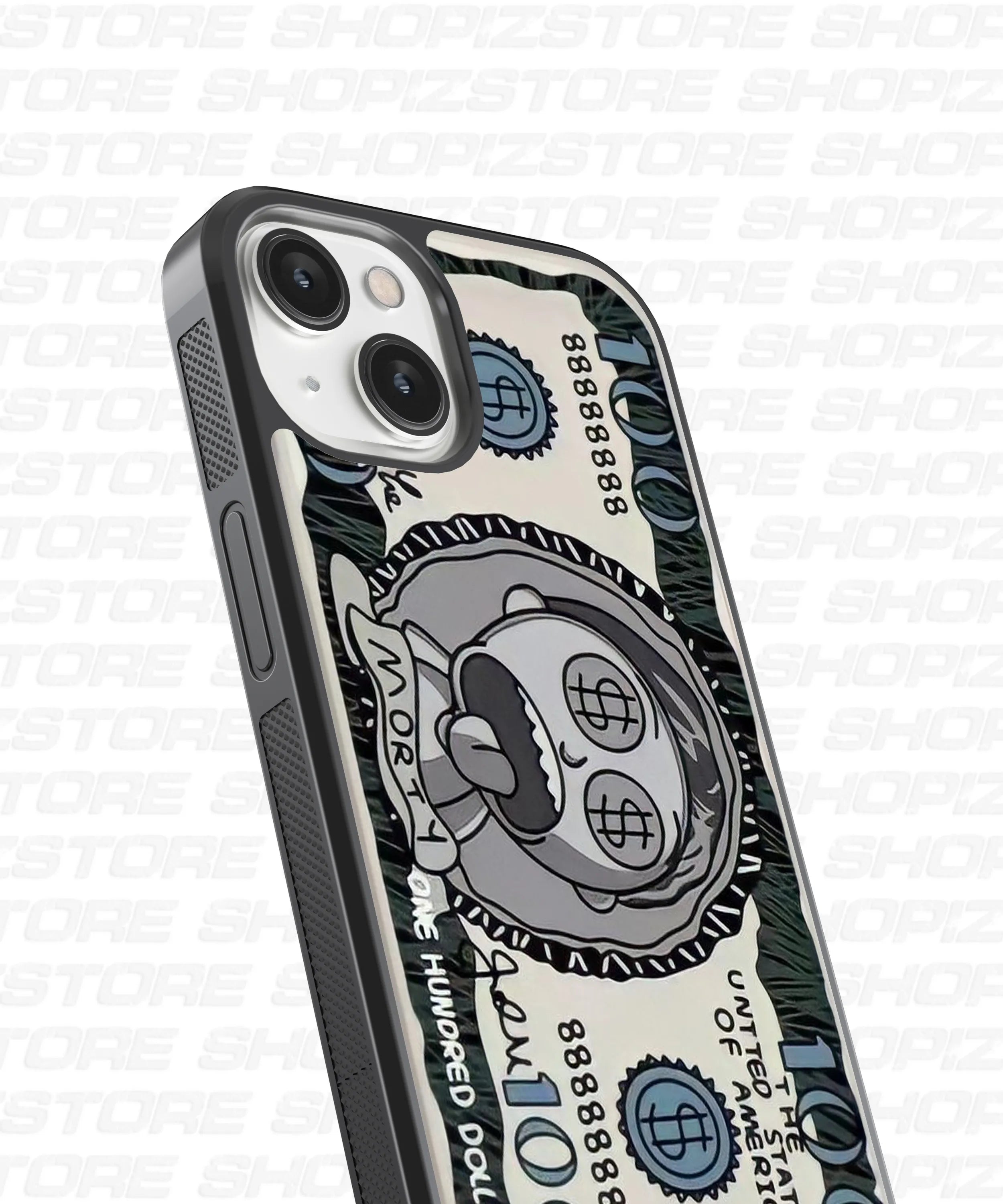 Morty Dollar Glass Case