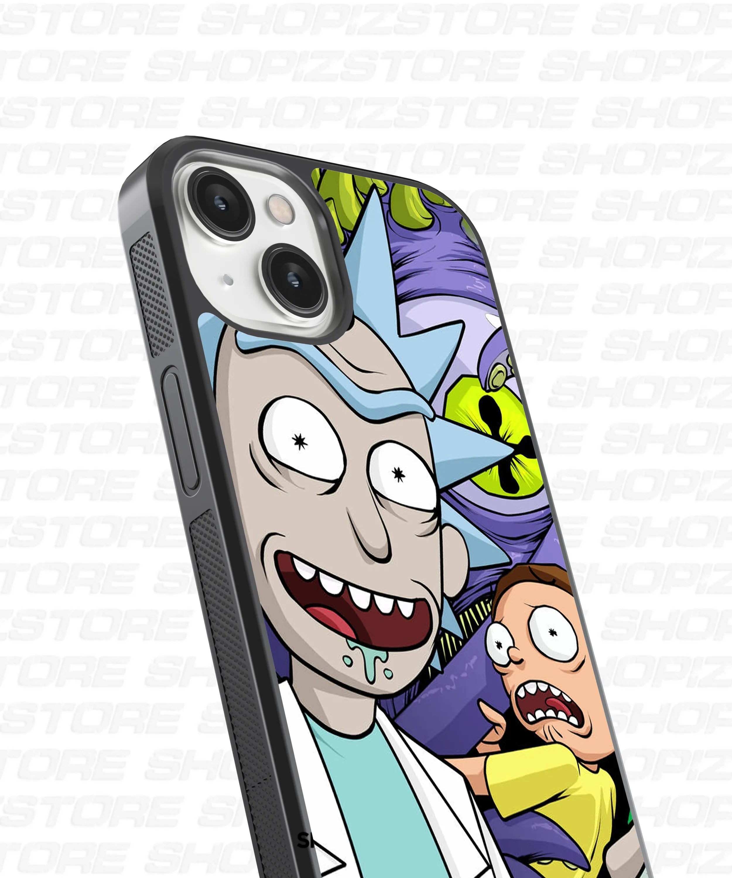Rick and Morty Glass Case