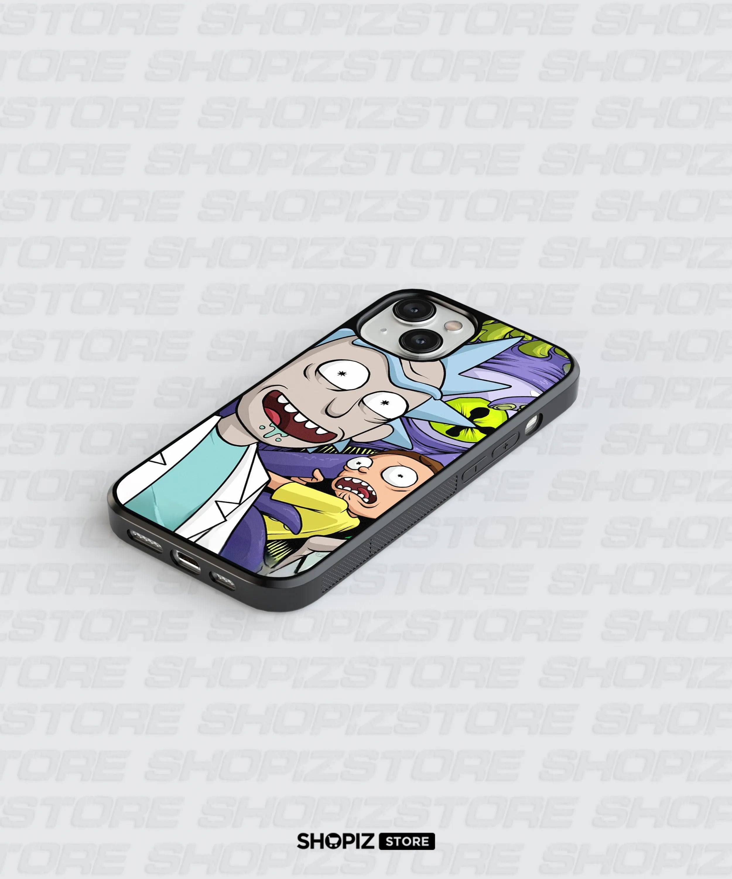 Rick and Morty Glass Case