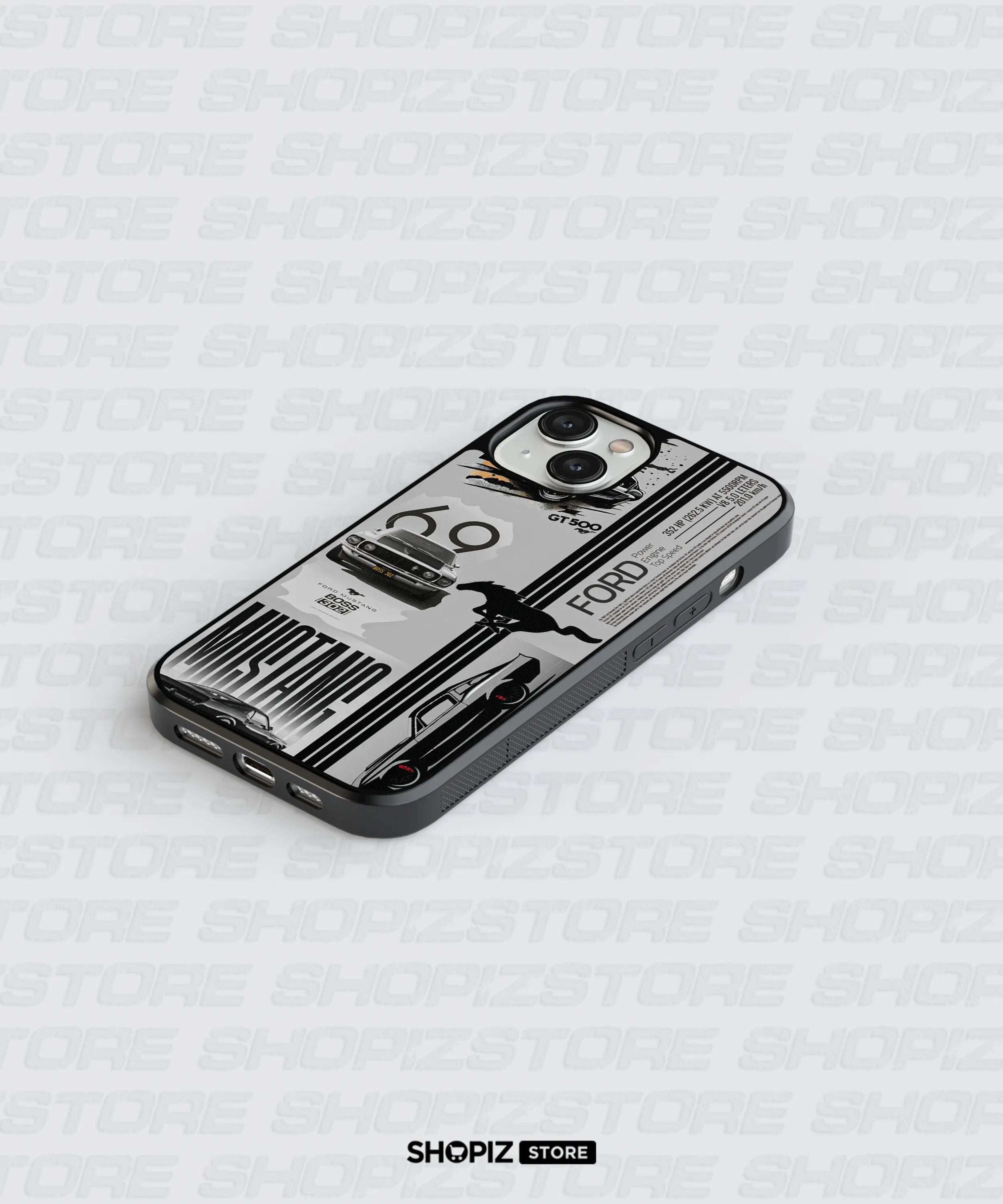 Mustang Legacy GT500 Power Glass Case