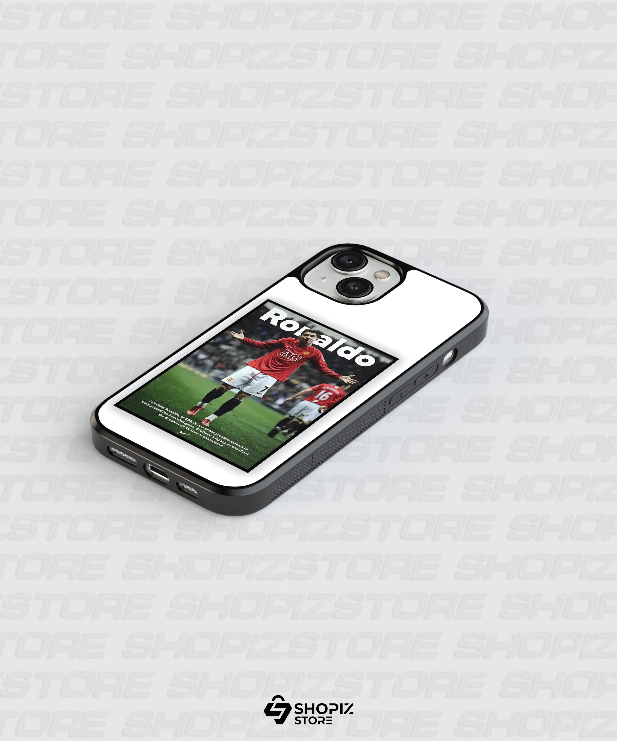 Portrait Cristiano Ronaldo Glass Case