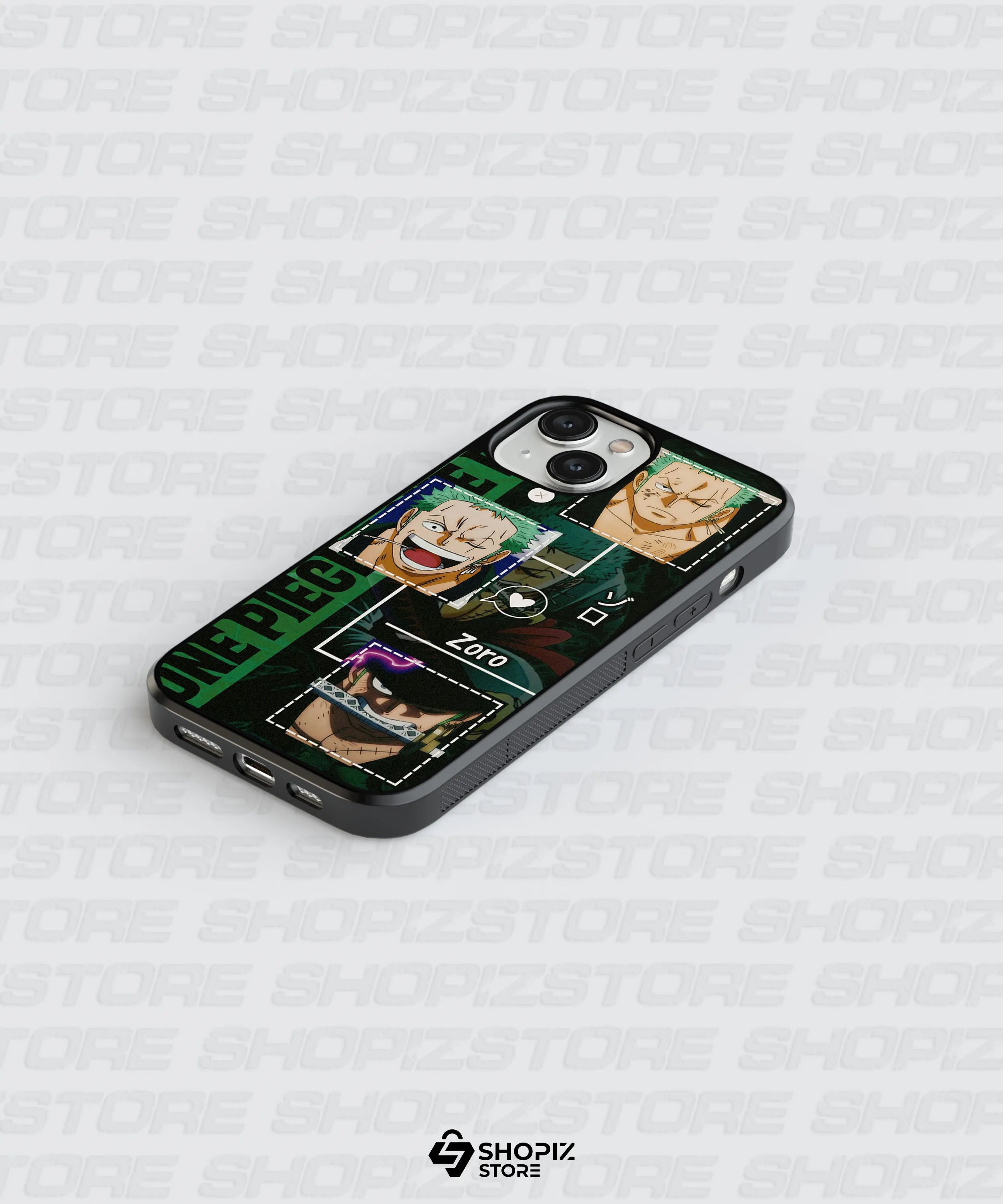 Roronoa Zoro One Piece Glass Case