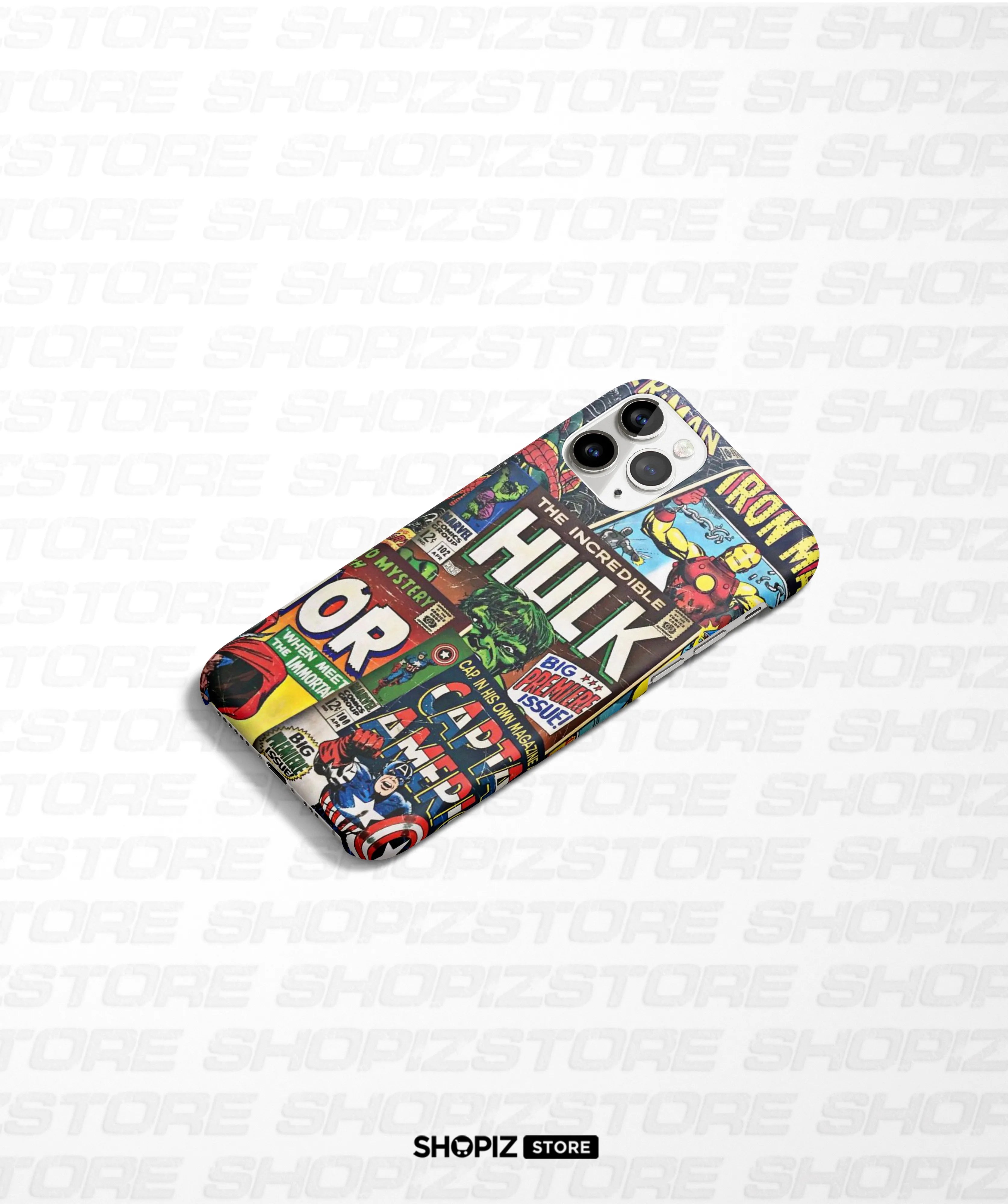 Vintage Marvel Superhero Hard Case