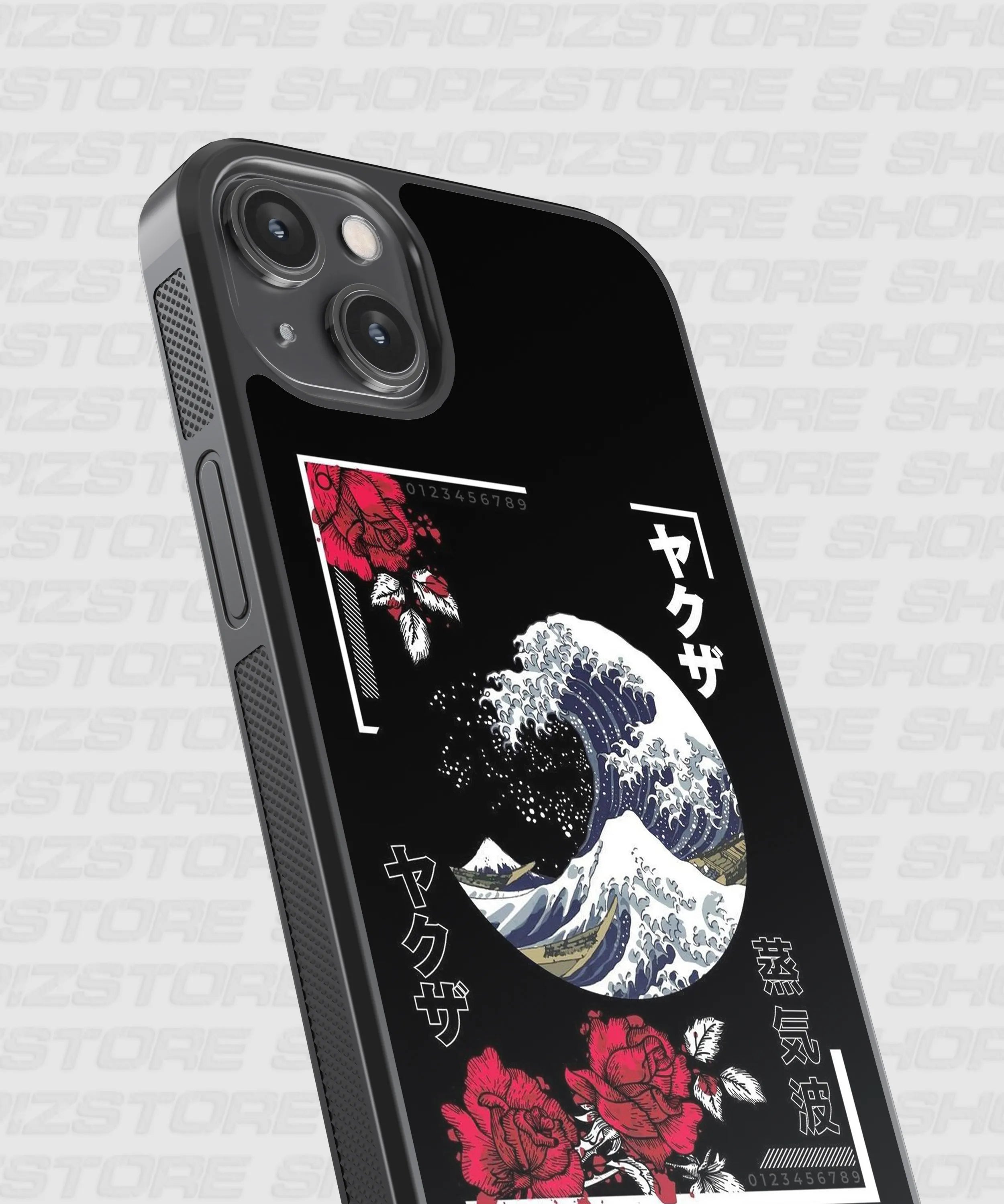 Wave of kanagawa urban Metal Case