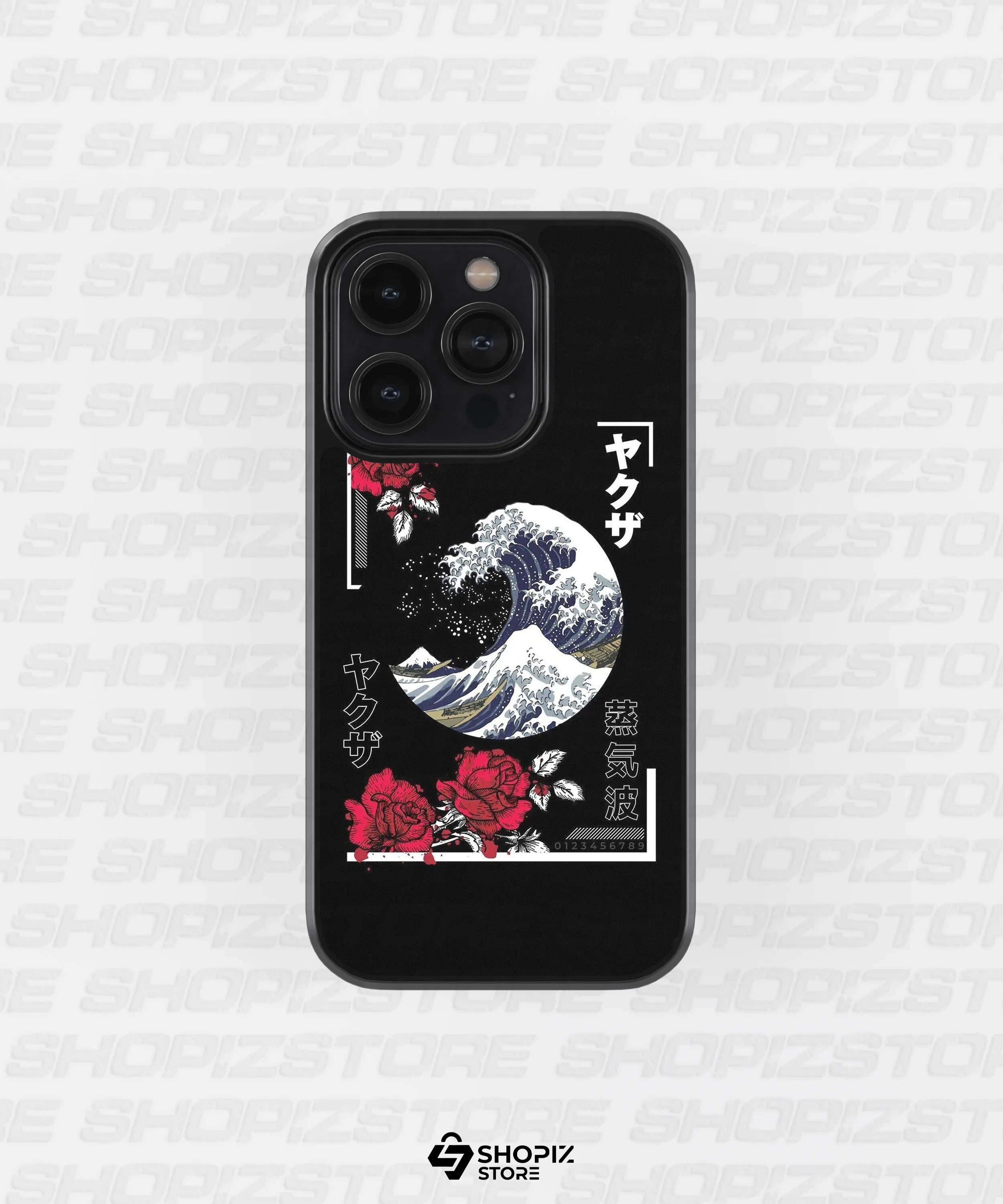 Wave of kanagawa urban Metal Case