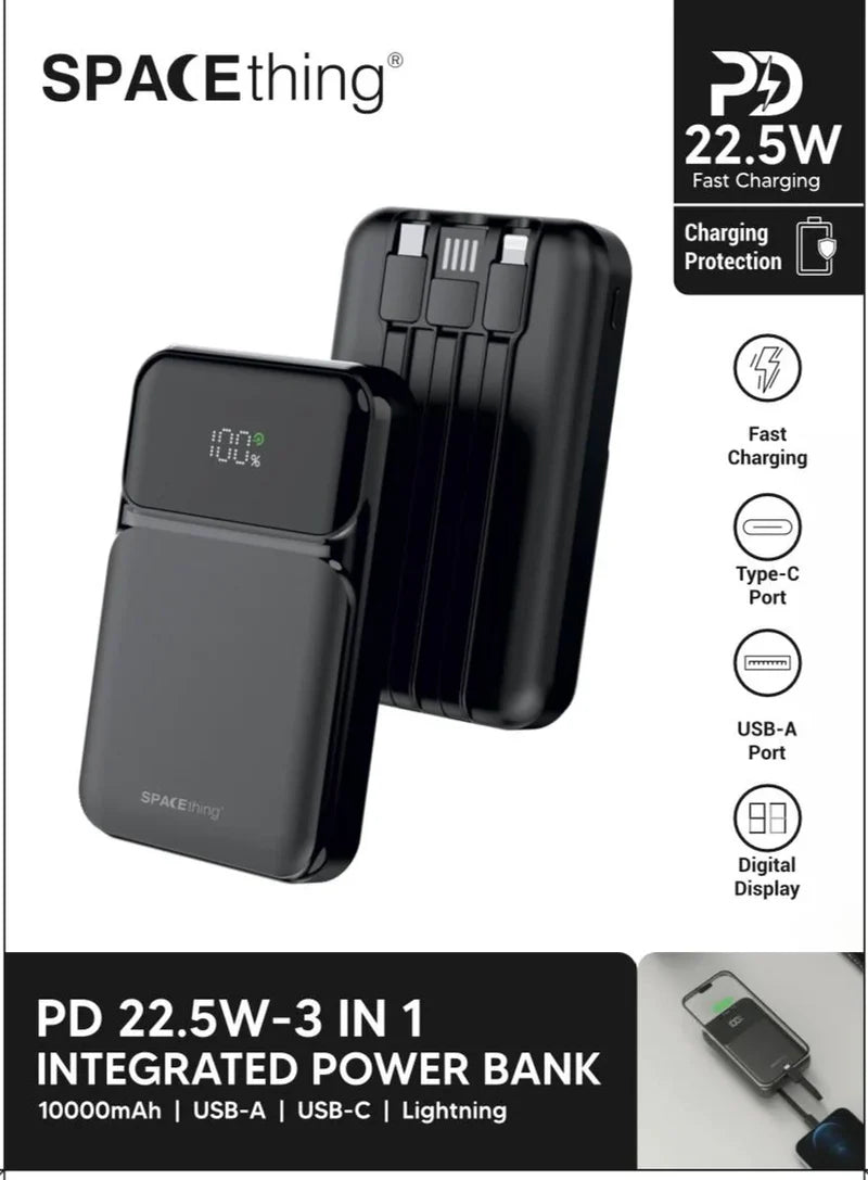 Spacething PD 22.5 3in1 Integrated Power Bank