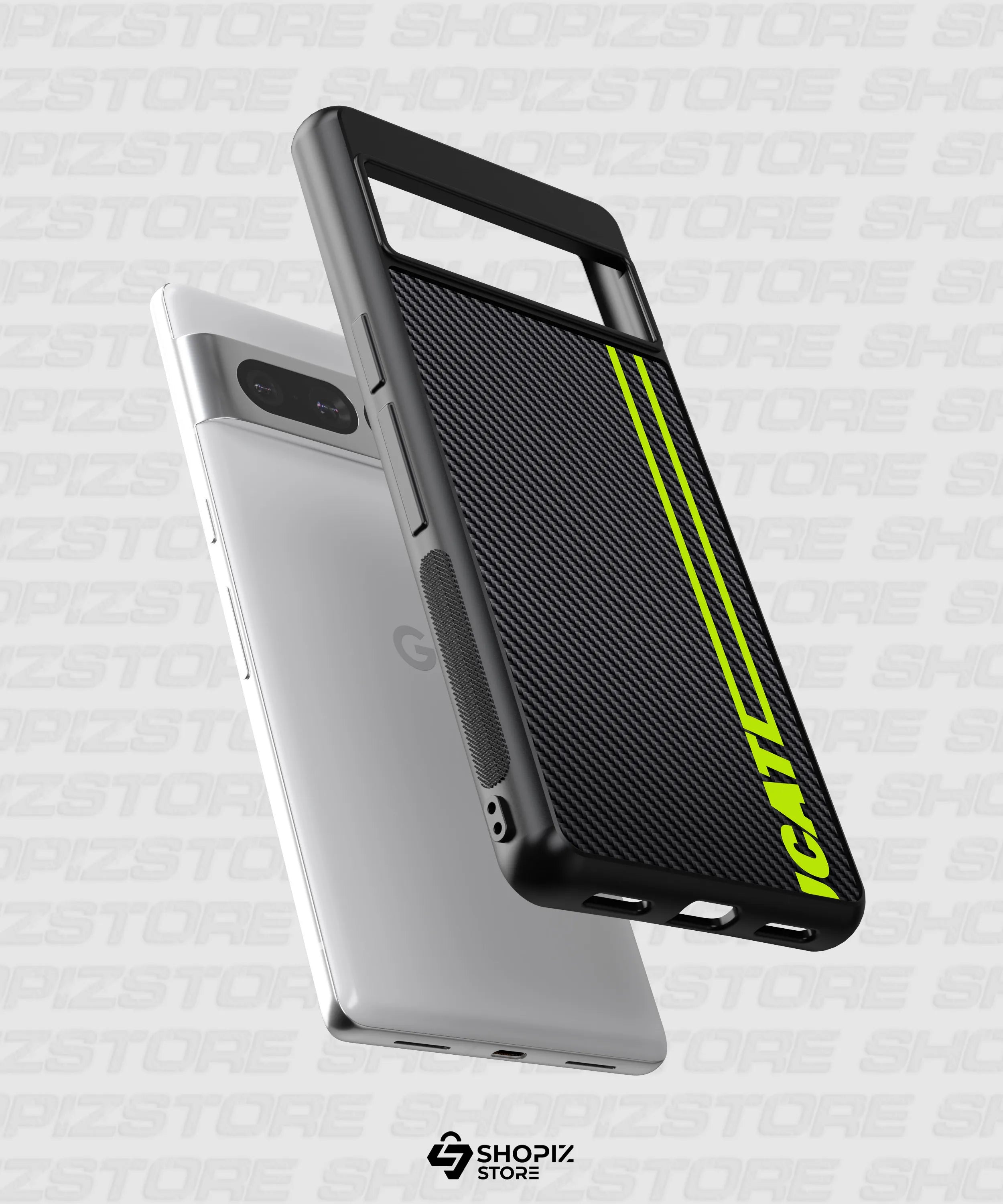 Yellow Streak Metal Case
