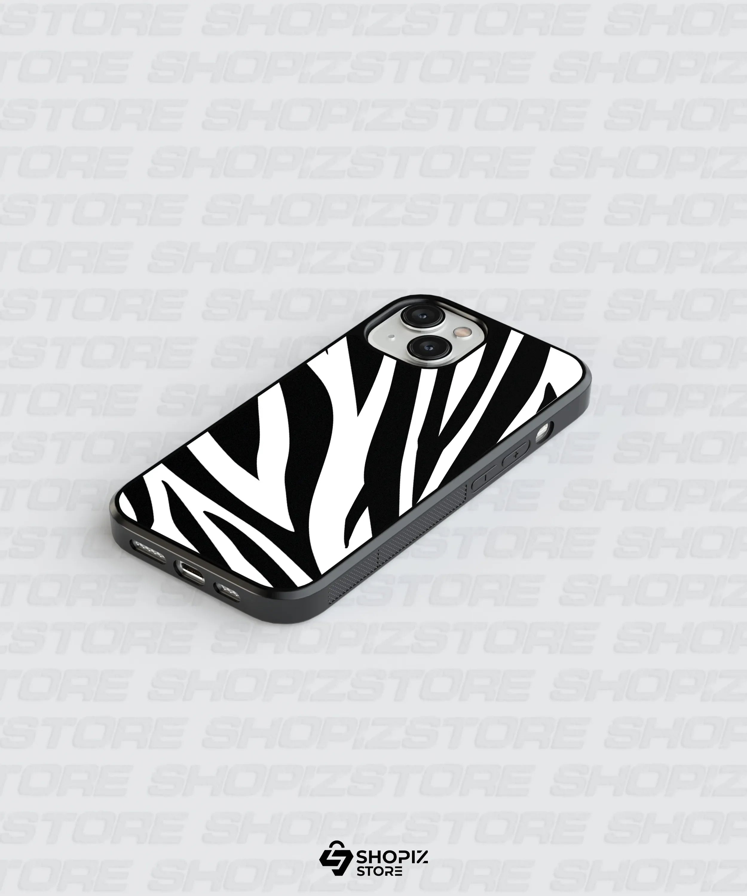 Zebra Vibes Glass Case
