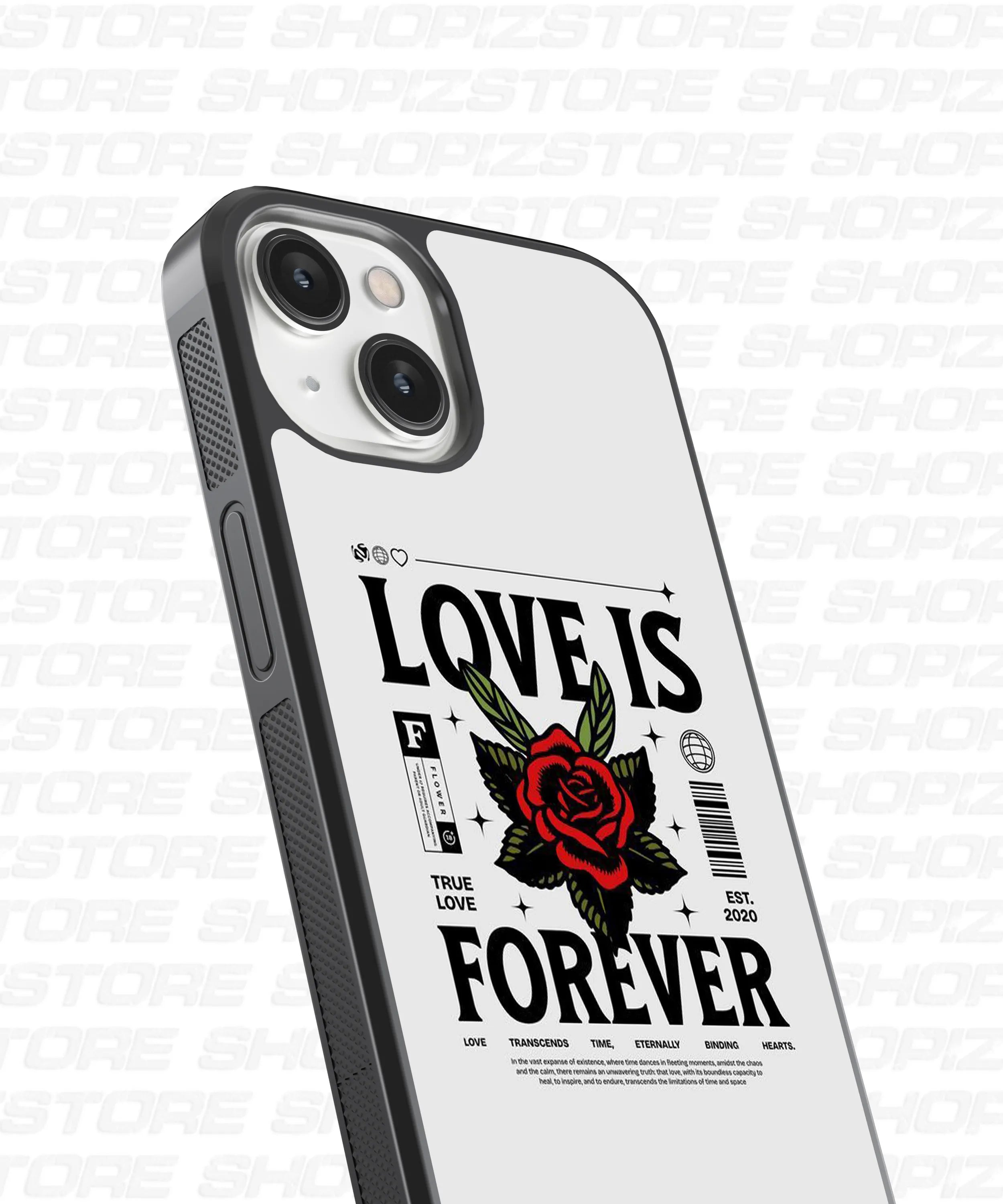love is forever Glass Case