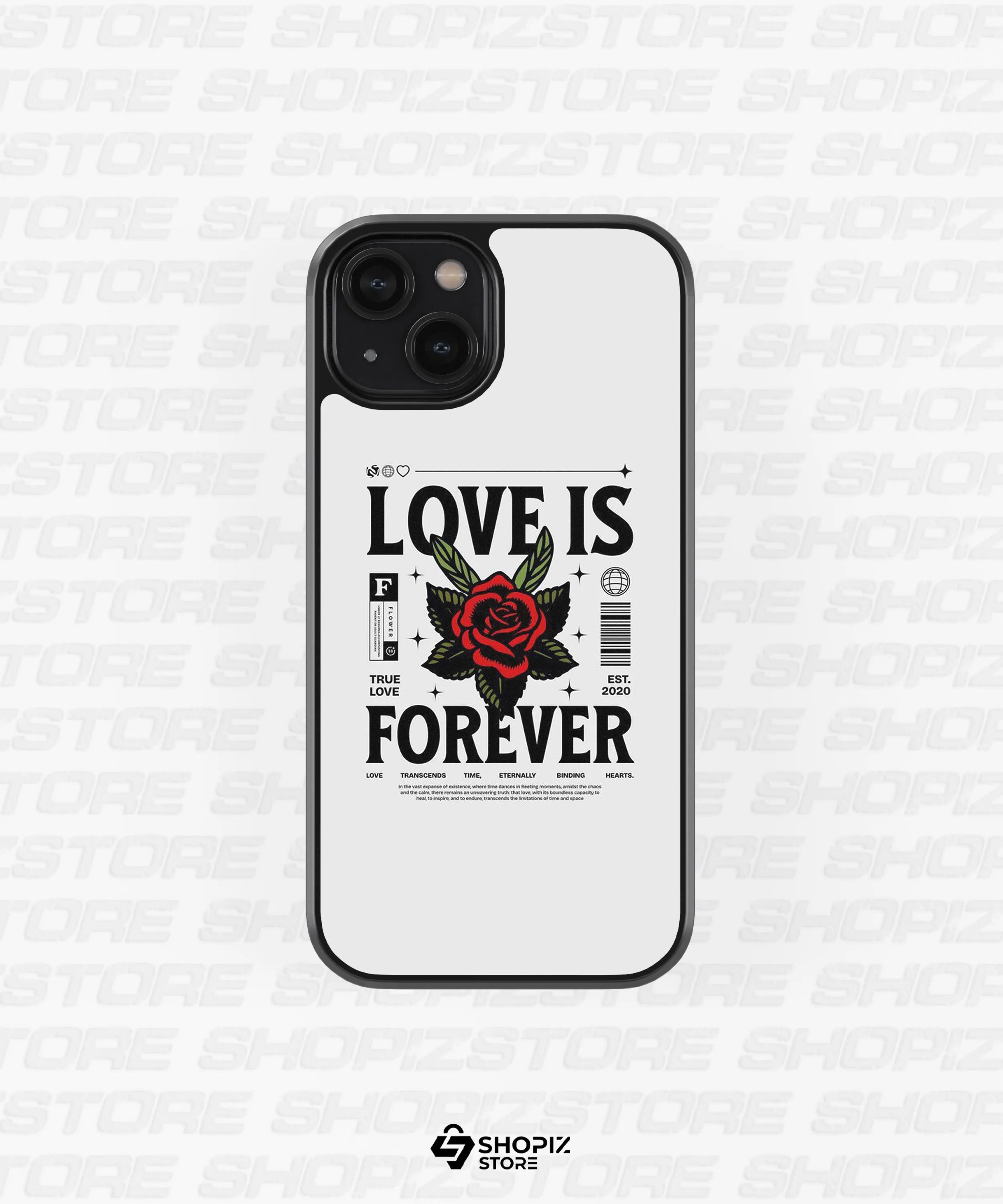 love is forever Glass Case