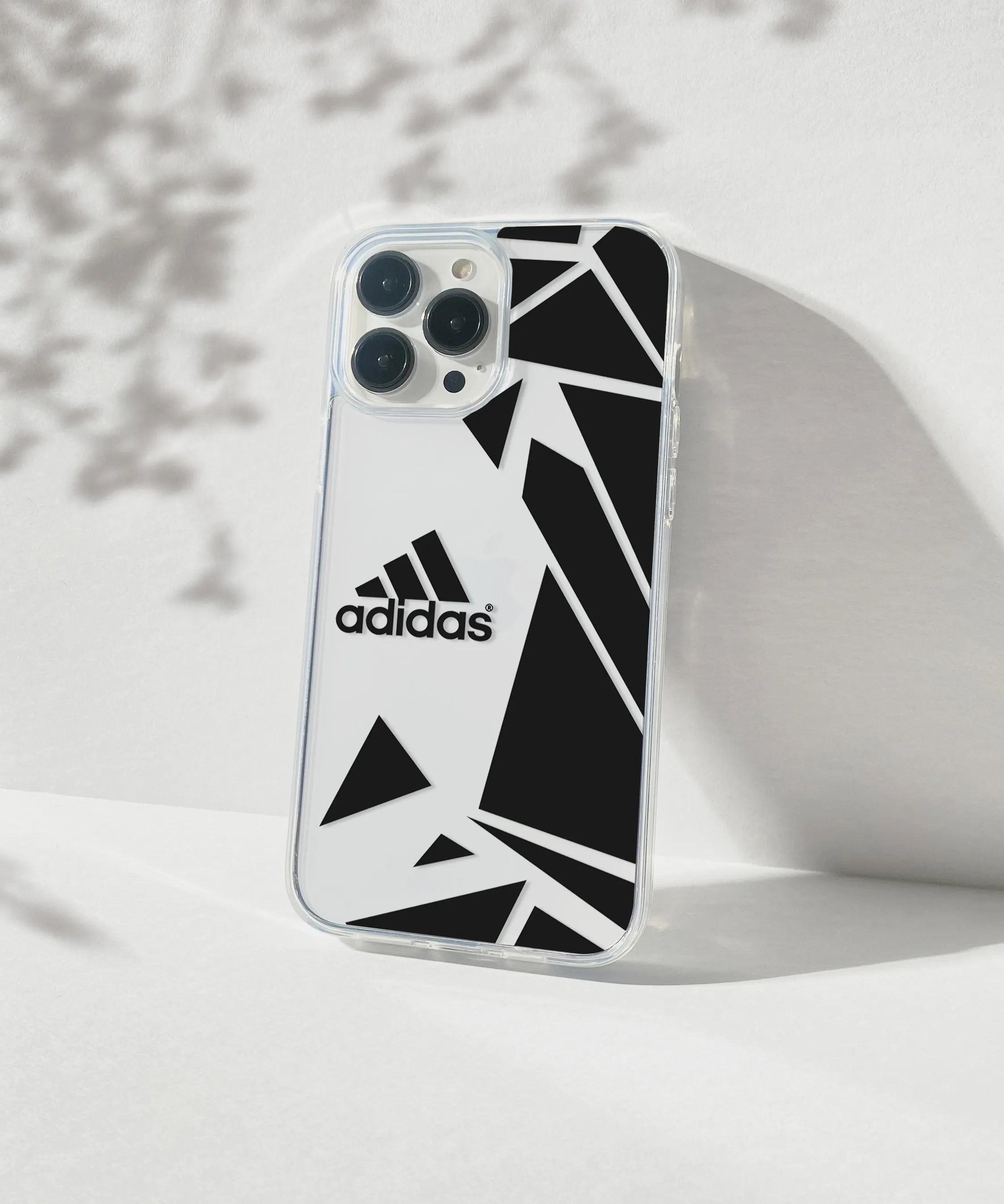 Branded pattern black and white Silicone Case