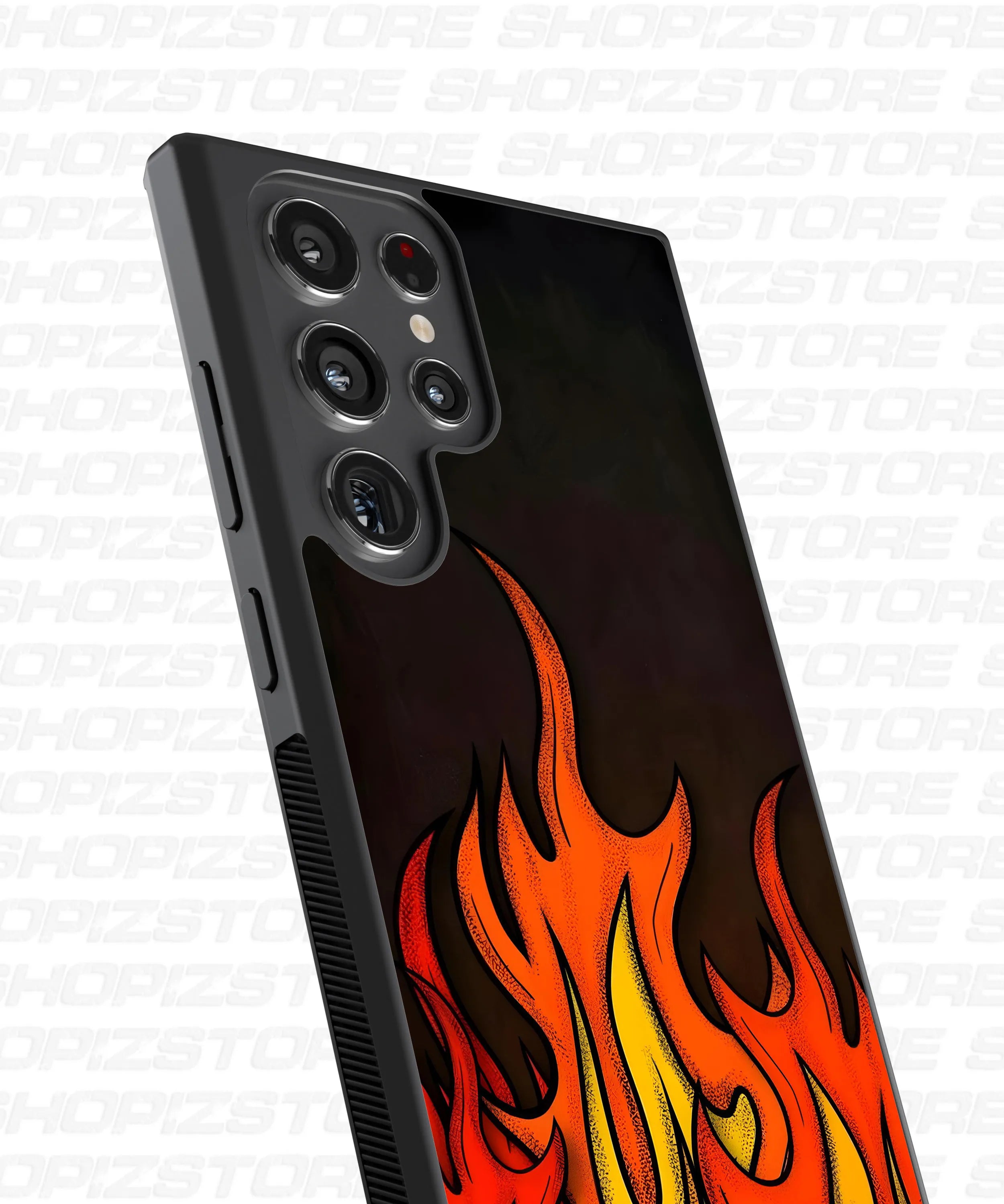 Aesthetic Flame Metal Case