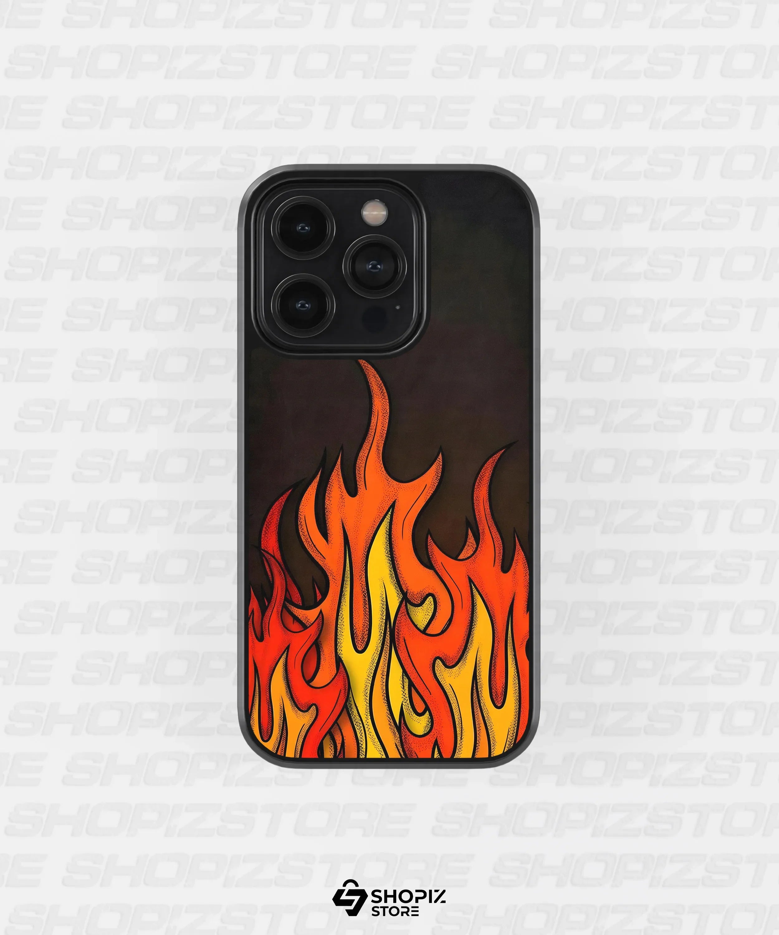 Aesthetic Flame Metal Case