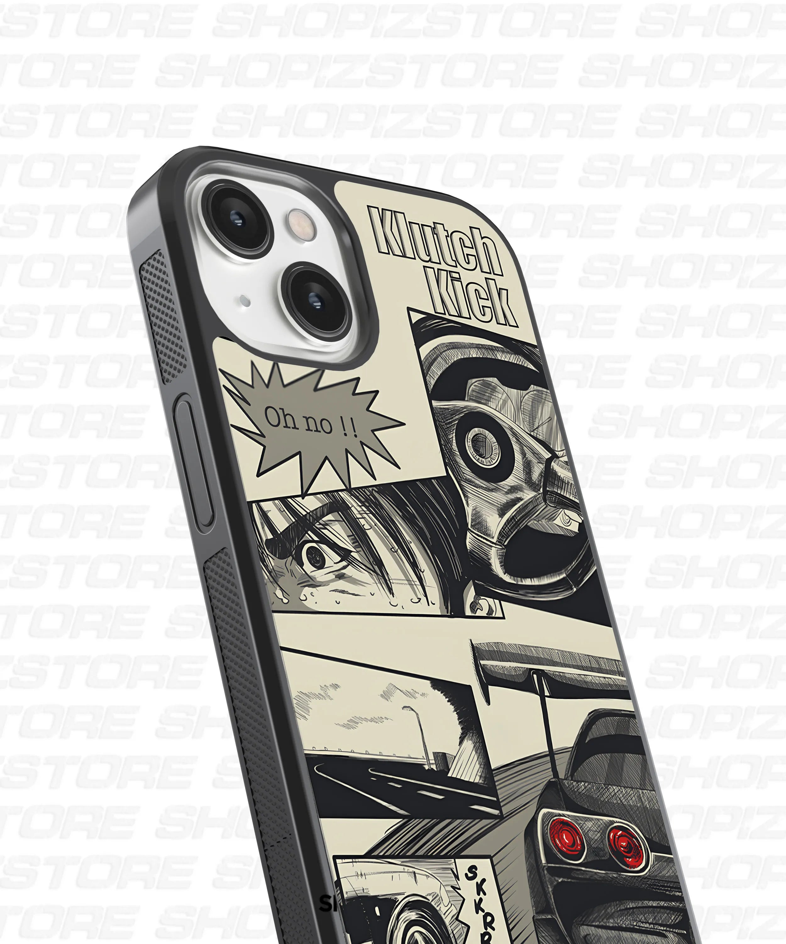 Anime Car Oh No Glass Case
