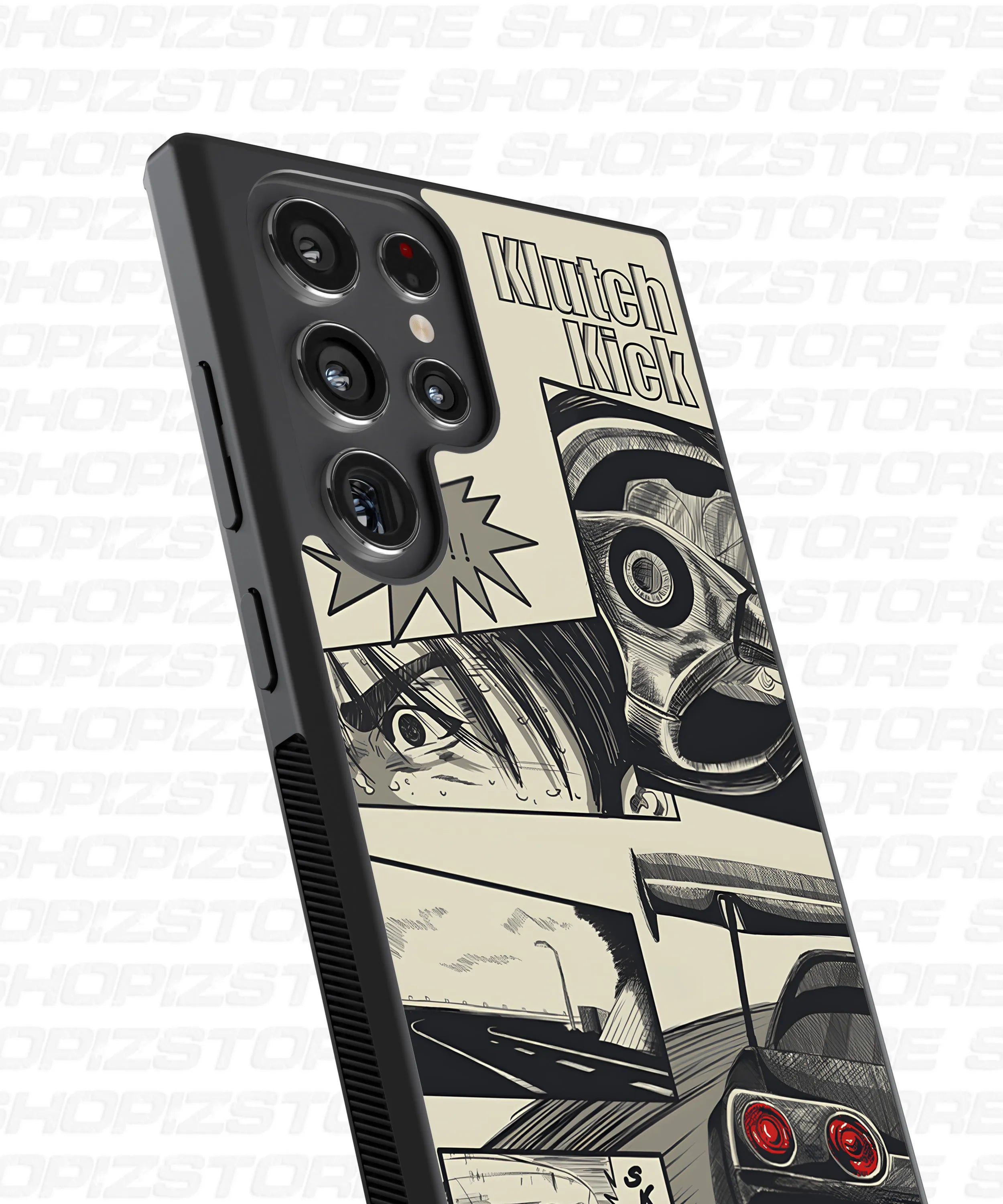 Anime Car Oh No Metal Case