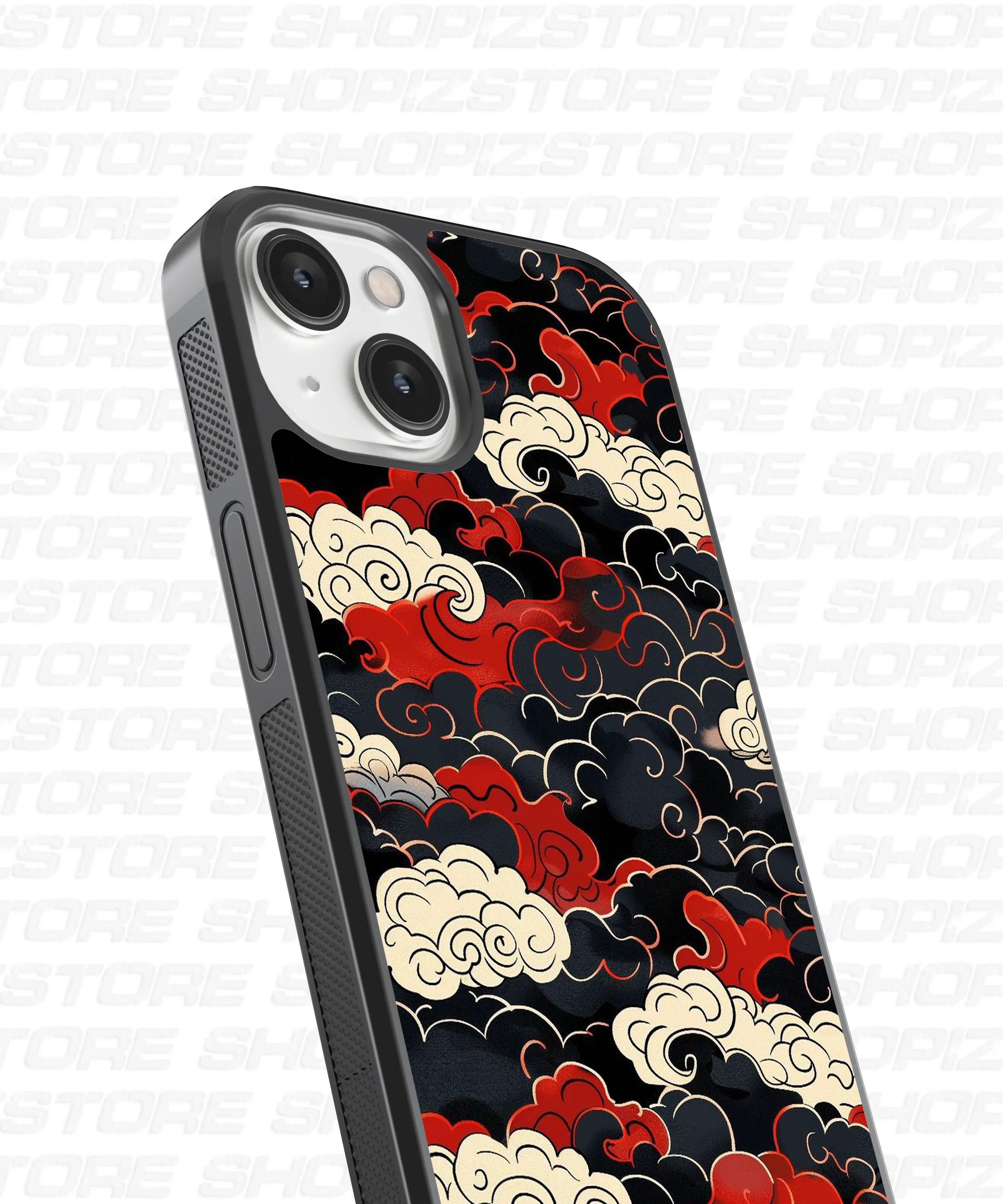 Anime clouds Glass Case