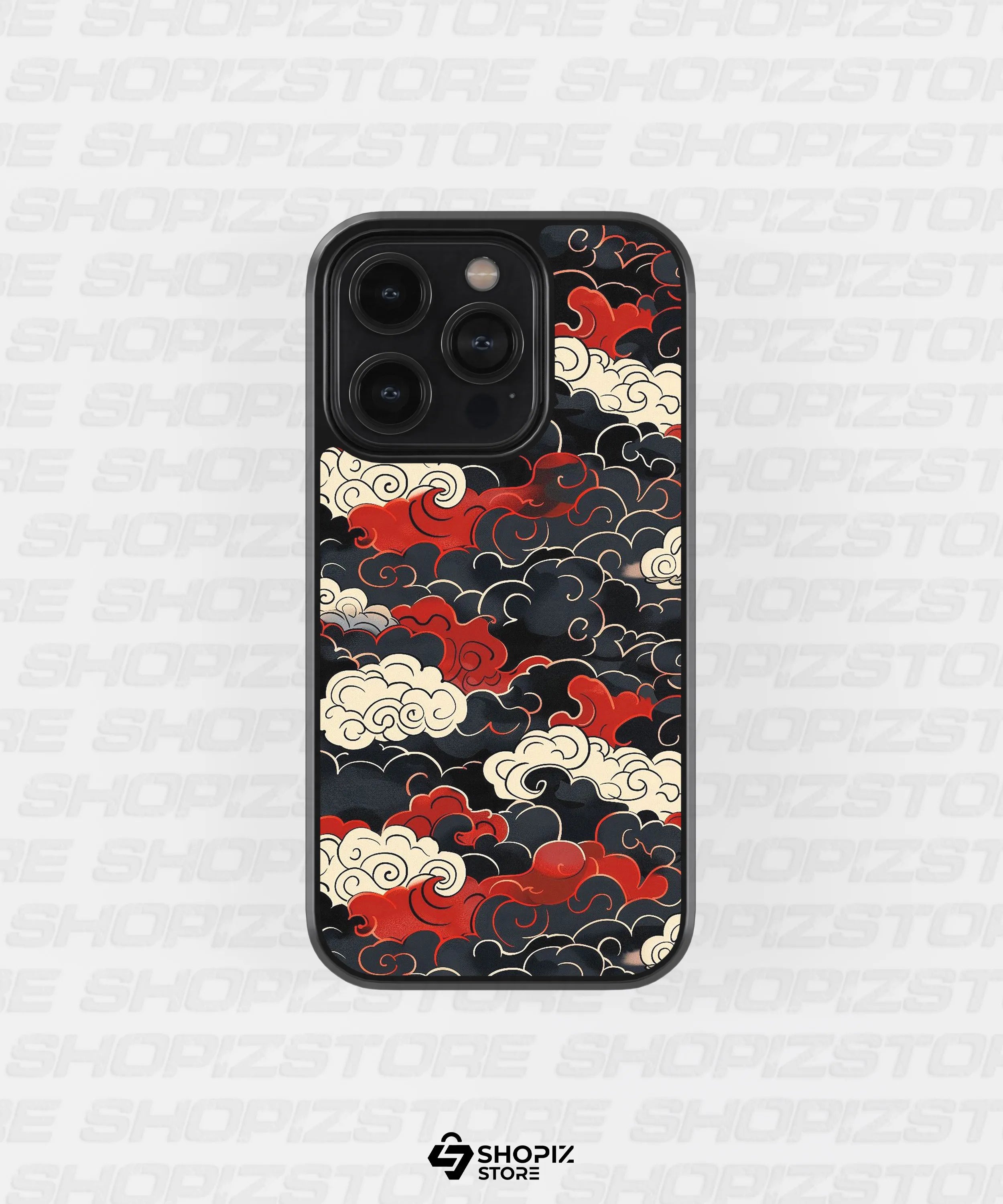 Anime clouds Metal Case