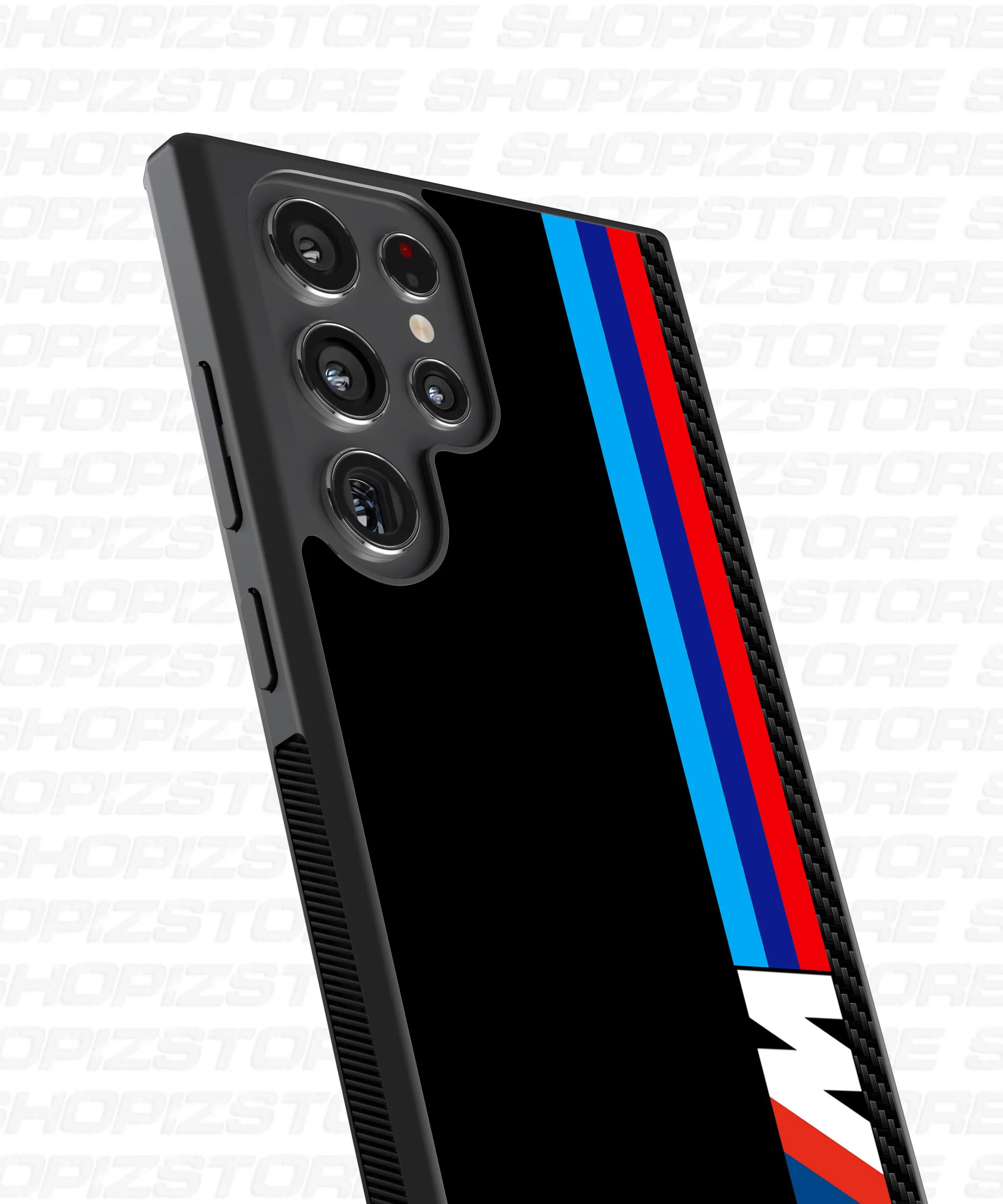 Automotive Carbon Fibre Design Metal Case